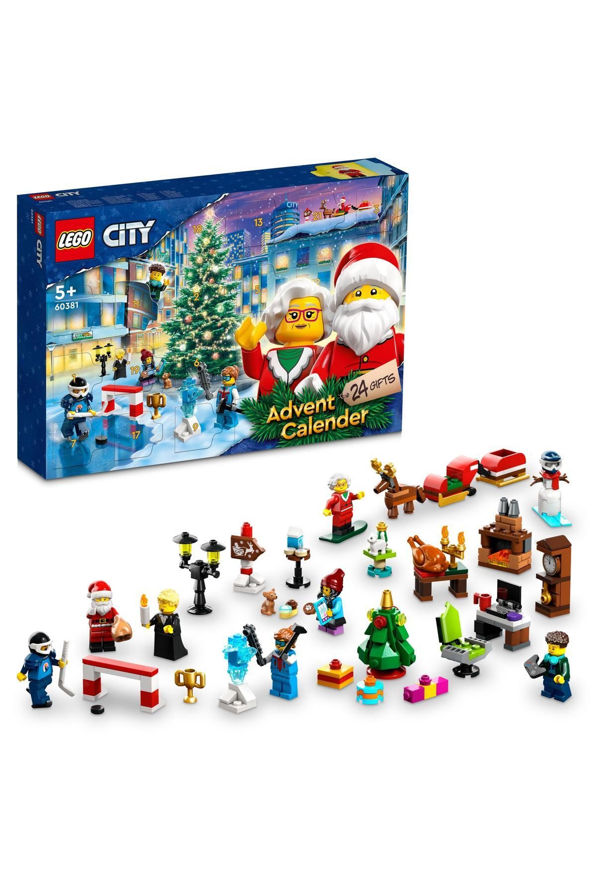 LEGO 60381 City Advent Calendar 2023، 258 قطعه