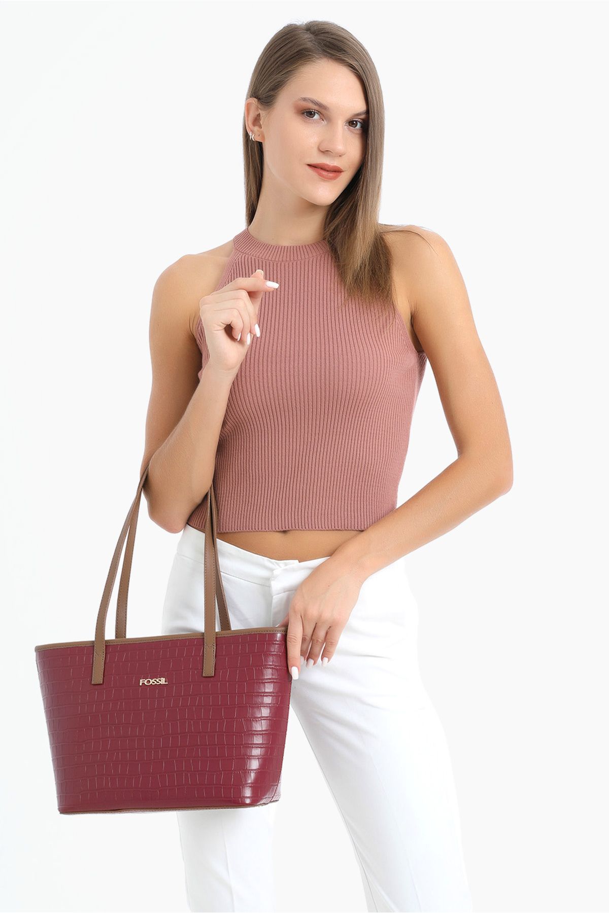 Red best sale purses macys