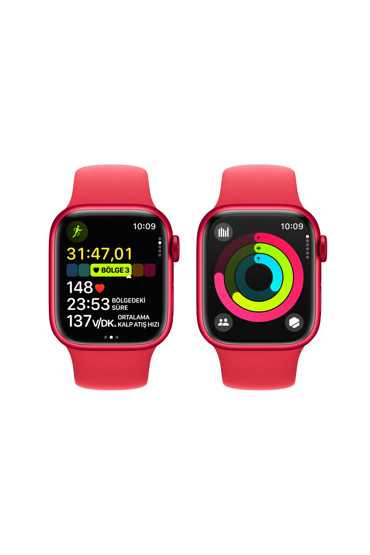 Apple Watch Series 9 GPS 41mm (PRODUCT)RED Alüminyum Kasa ve (PRODUCT