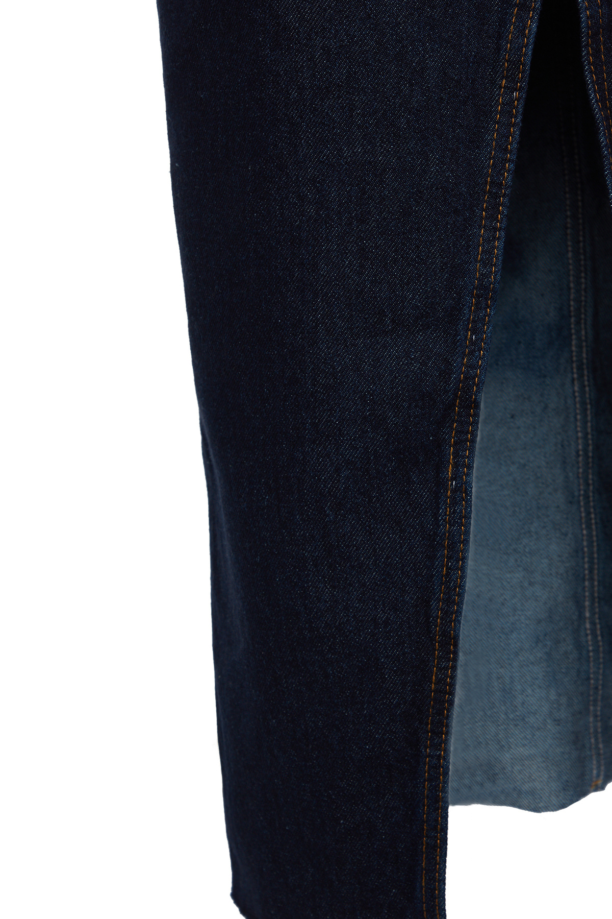 Trendyolmilla  More Sustainable Koyu Mavi Yırtmaçlı Maxi Denim Etek TWOSS23ET00290 - Görsel 5