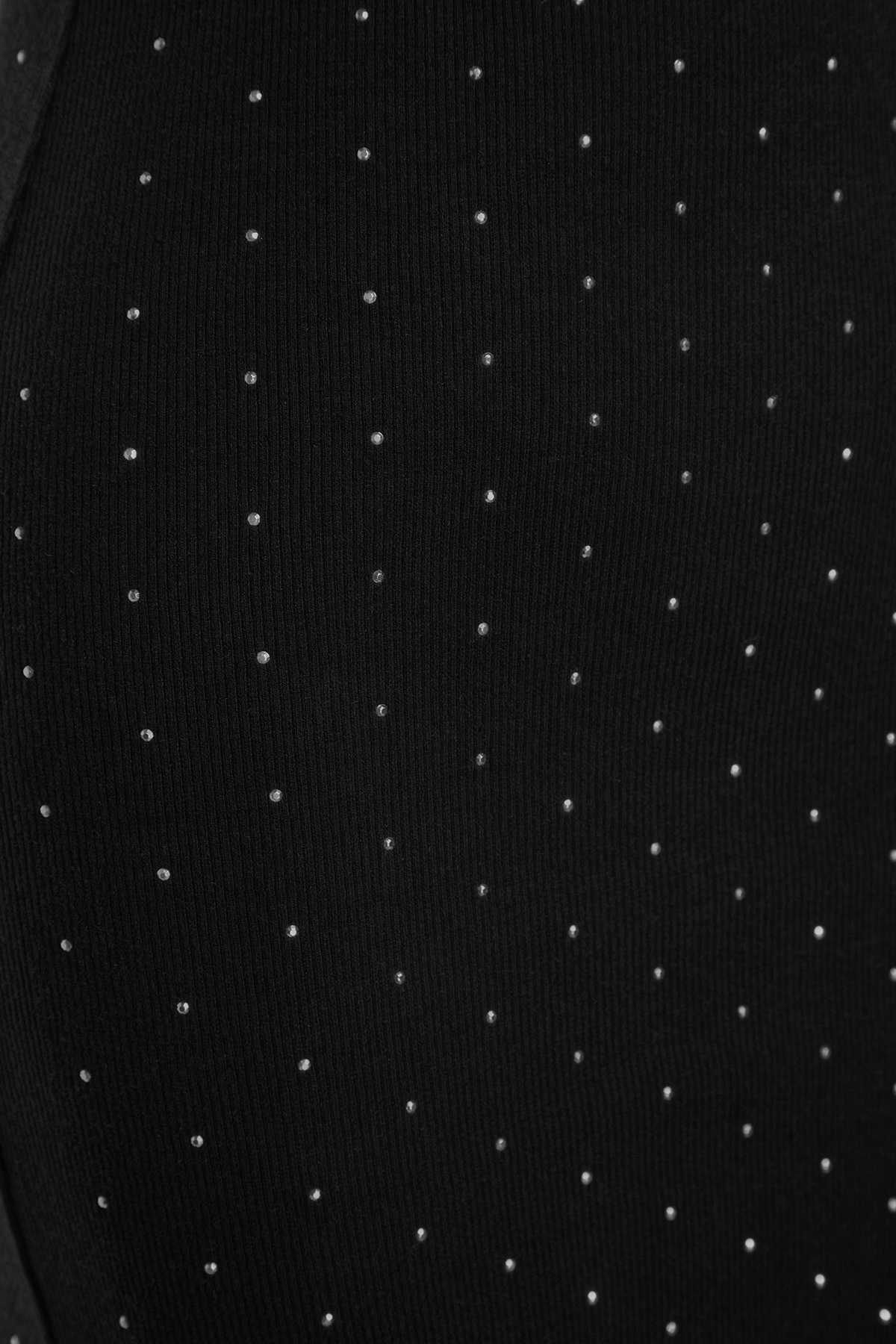 Trendyolmilla  Siyah Balık/Vücuda Oturan Taş Aksesuar Detaylı Midi Örme Etek TWOAW24ET00243 - Görsel 9