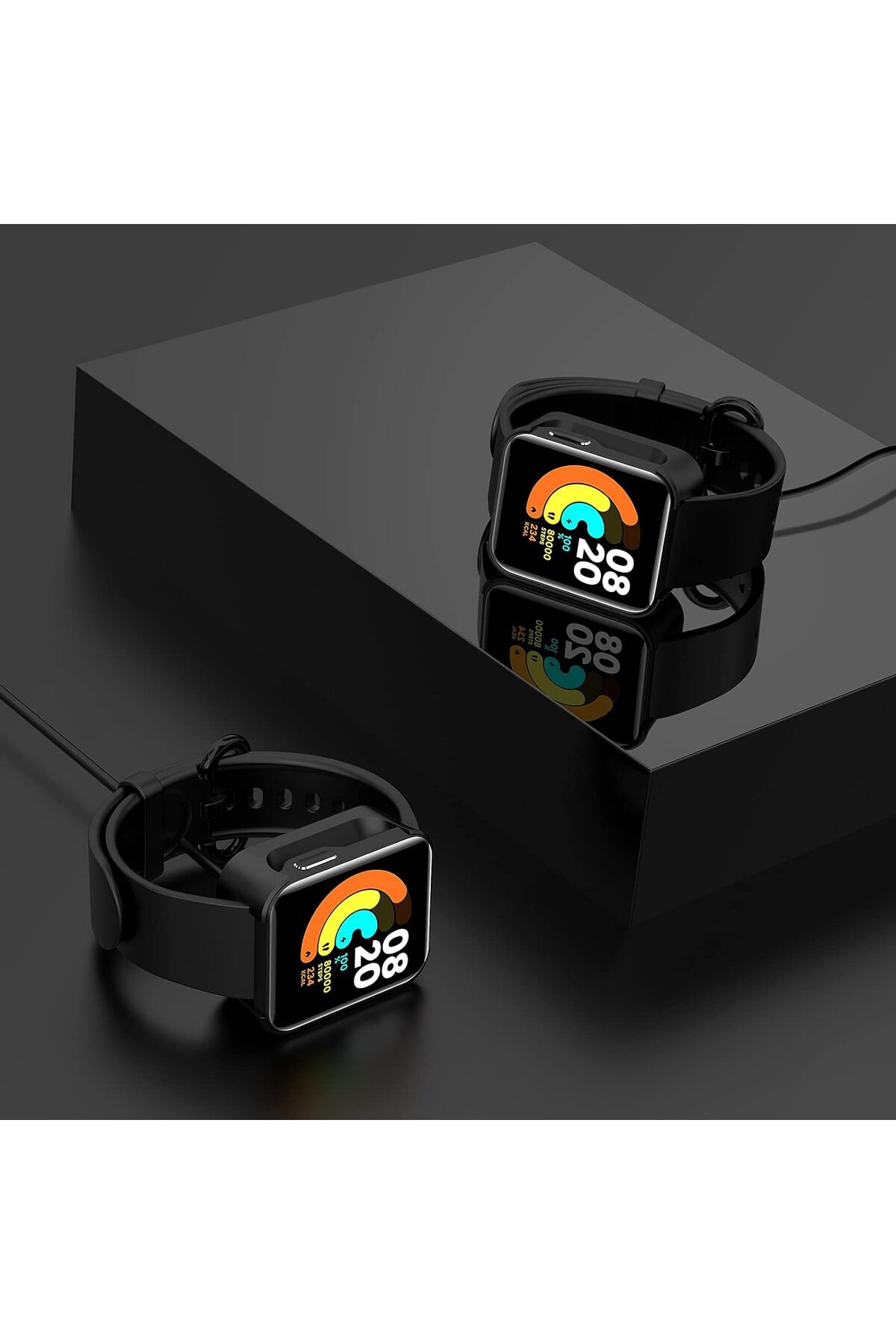 Xiaomi Mi Watch Lite/Redmi Watch Uyumlu Şarj Kablosu Usb Şarj Aleti Kablosu Şarj Cihazı Kablosu
