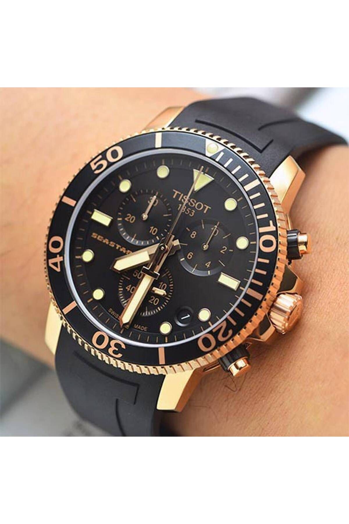 TISSOT-Seastar 1000 Chronograph T120.417.37.051.00 Men's Wristwatch 2