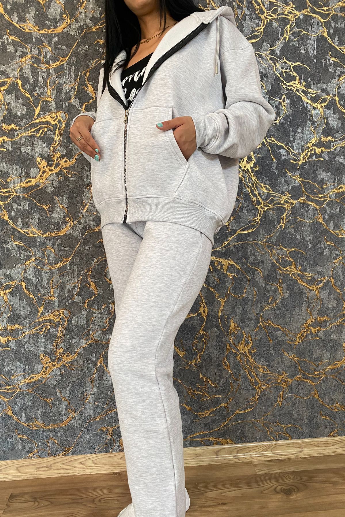Grey best sale couture tracksuit