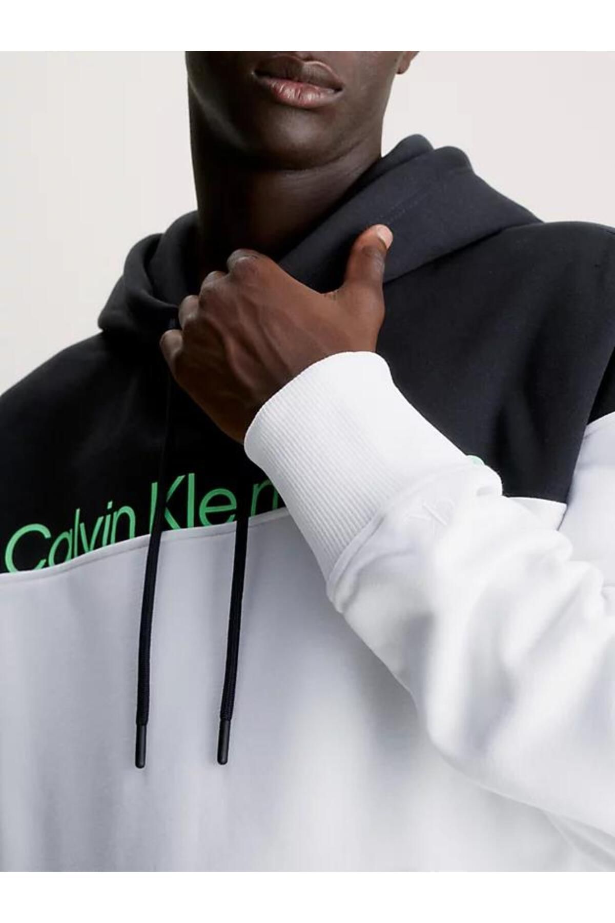 Calvin klein colorblock hoodie hot sale