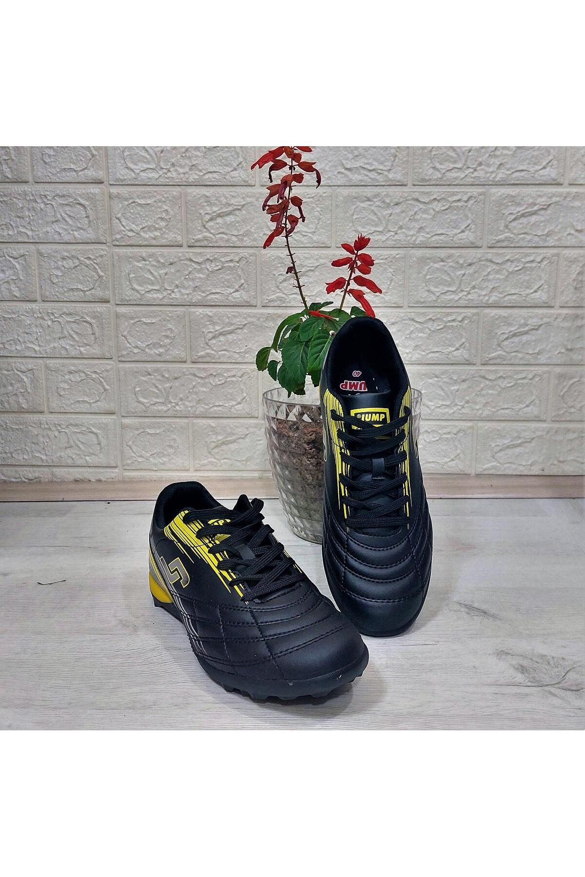 29117 کفش Jump فوتبال Astroturf مشکی زرد اورجینال - تصویر 8