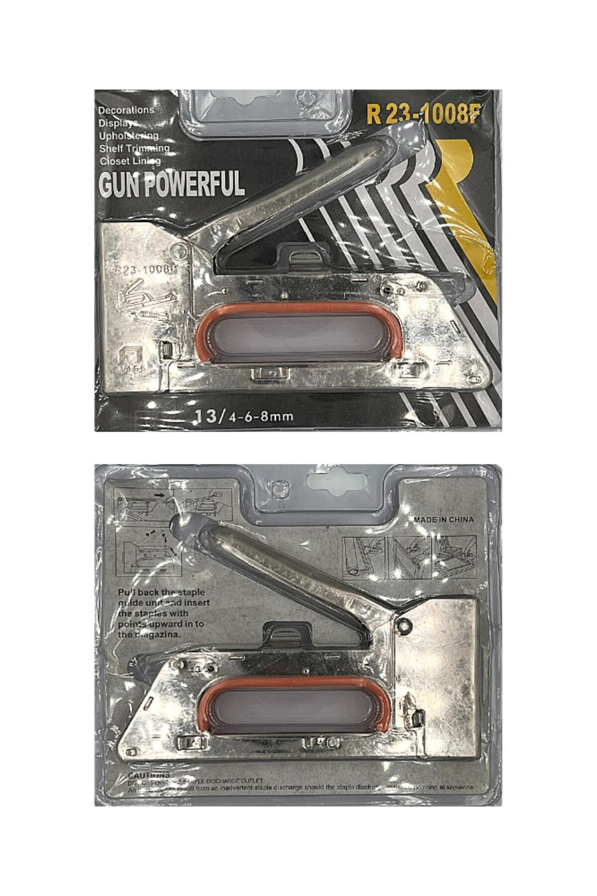 Gunpower-Gun Powerfull Hand Stapling Machine 13/4-6-8 Mm 5