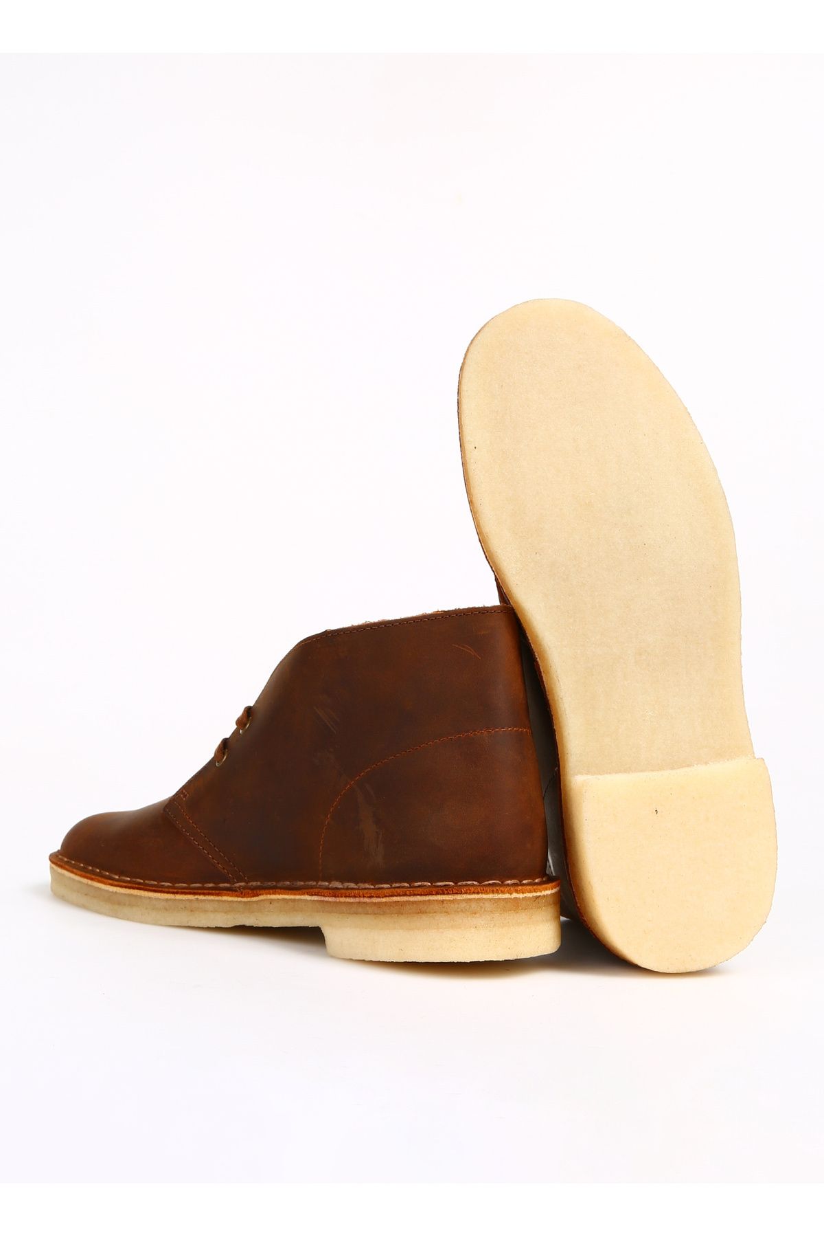 چکمه و بوت چند رنگ مردانه کویر پوتین قهوه چرمی CLARKS