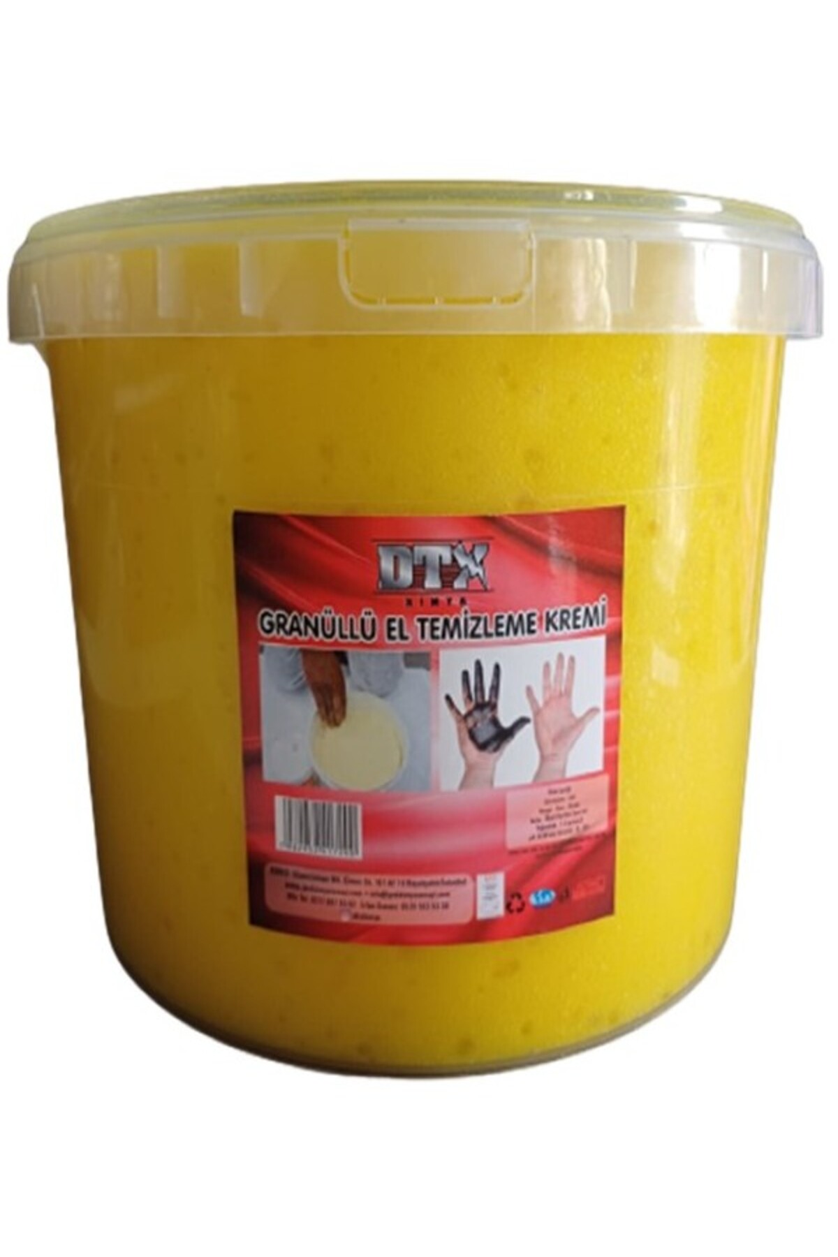 Sanayi Tipi Yağ Sökücü Granürlü El Temizleme Sabunu 5 Kg