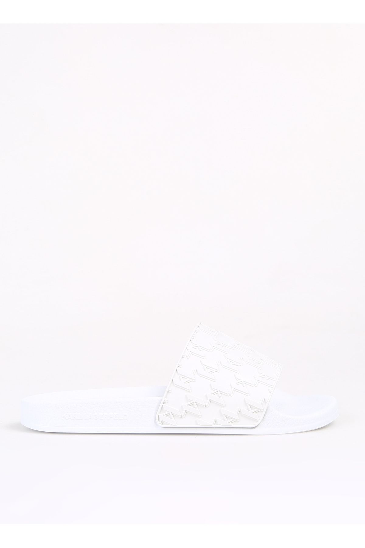 دمپایی سفید مردانه KONDO Monogram Slide Karl Lagerfeld