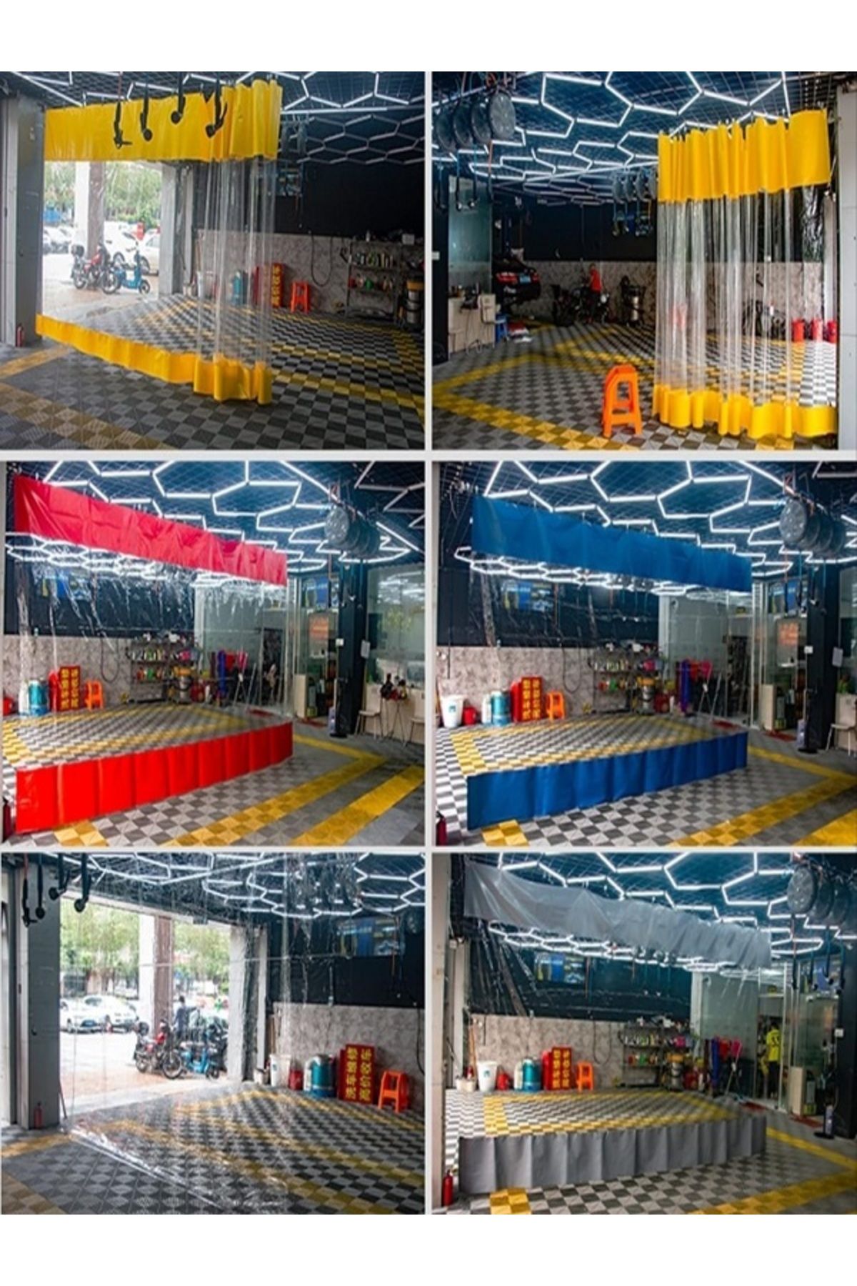 saran branda-transparent balcony curtain gazebo auto wash camellia factory interior partition curtain with cornice buckle encapsulated 6
