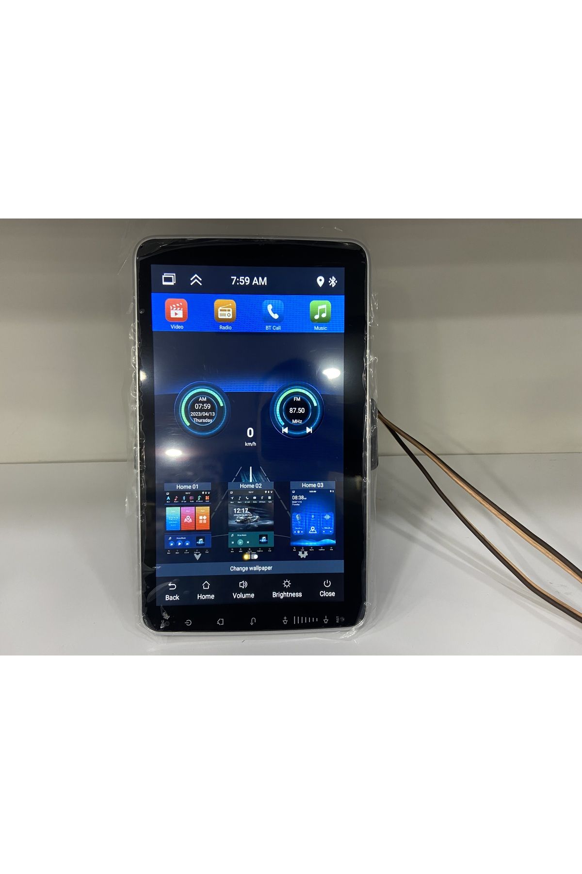 KINGVIN-KINGWIN SINGLE DIN 360 PLAY SCREEN ANDROID Compatible 2+32 CARPLAY CAMERA 5