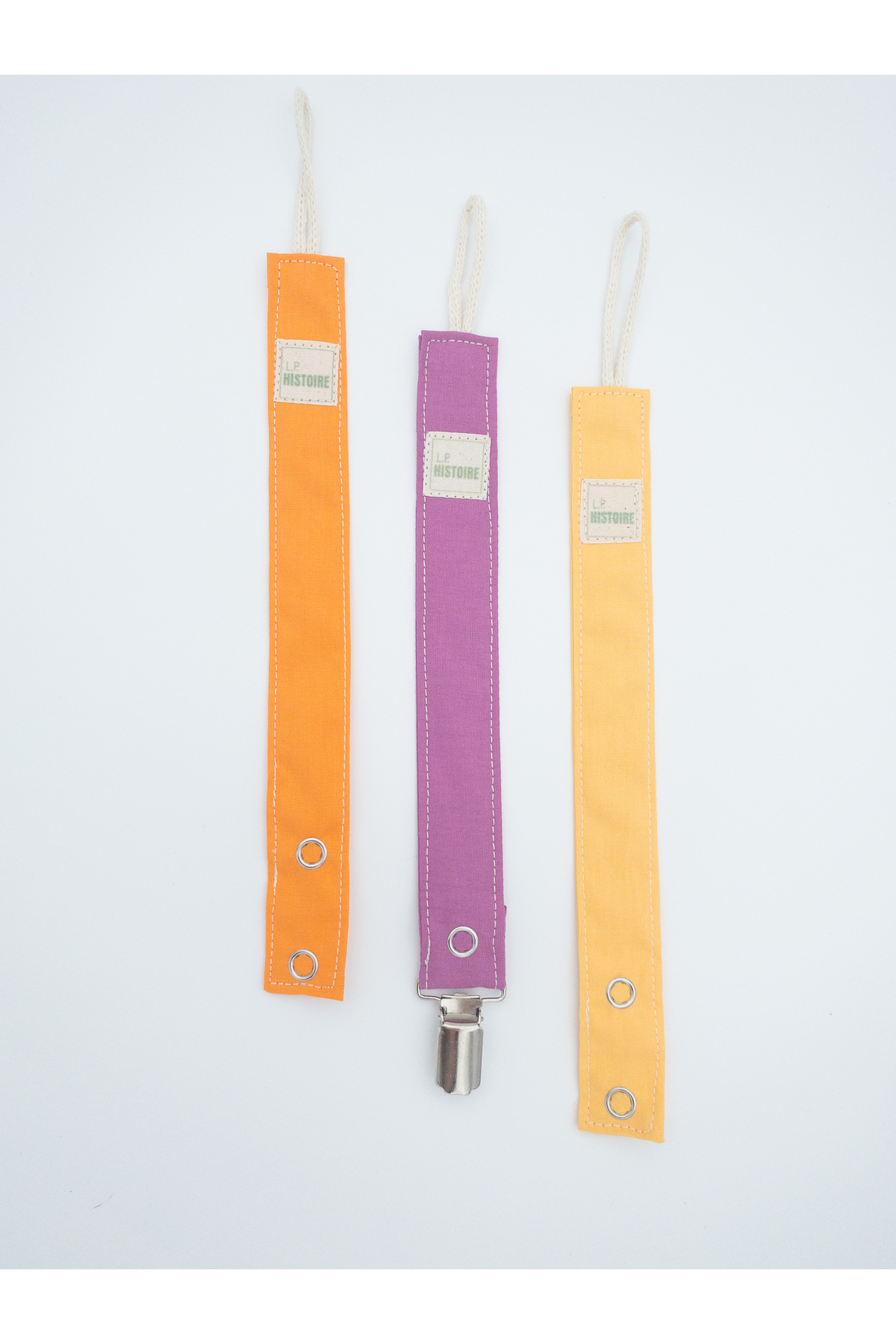 Le Petite Histoire 3lü Emzik Askısı Emzik Zinciri Pamuk Yıkanabilir fotoğrafı 2 (önizleme)