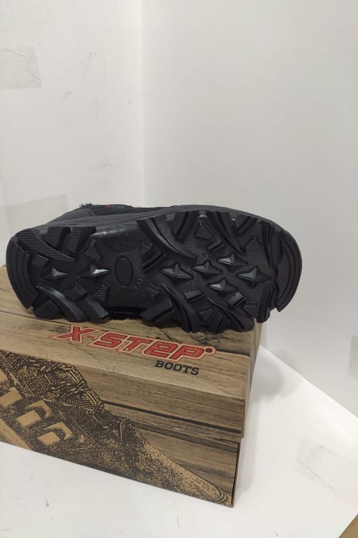 Unisex Siyah X6 Suya Soğuğa Dayanıklı Kışlık Trekking Uzun Bot