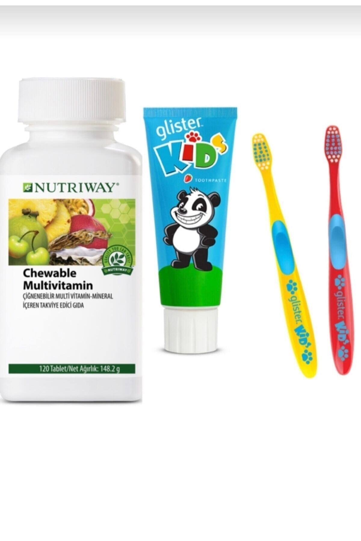 AMWAY GLISTER Amway Gilister Diş Macunu Fırça Nutriway Chewable