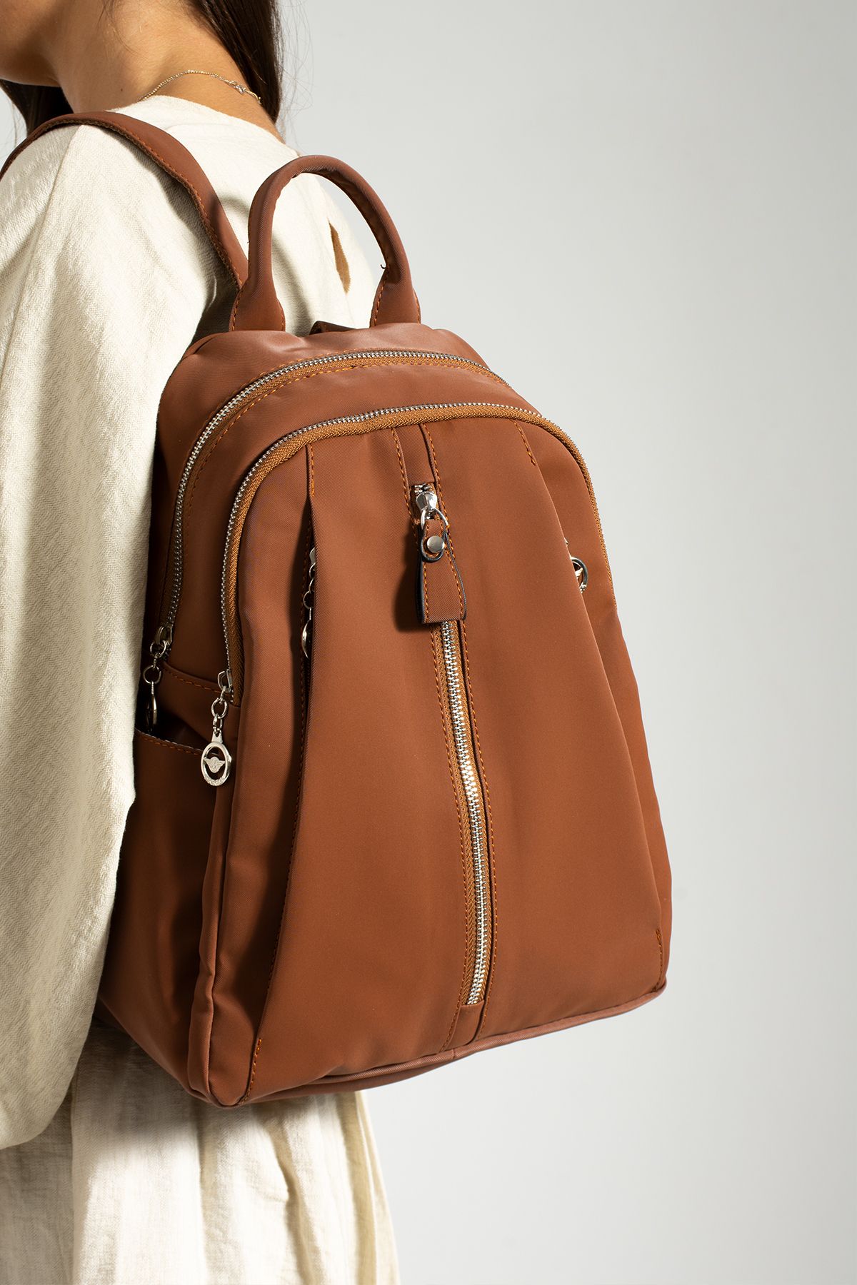 MEGA ANTA MEGA WOMEN TABA MULTI COMPARTMENT BACKPACK Trendyol