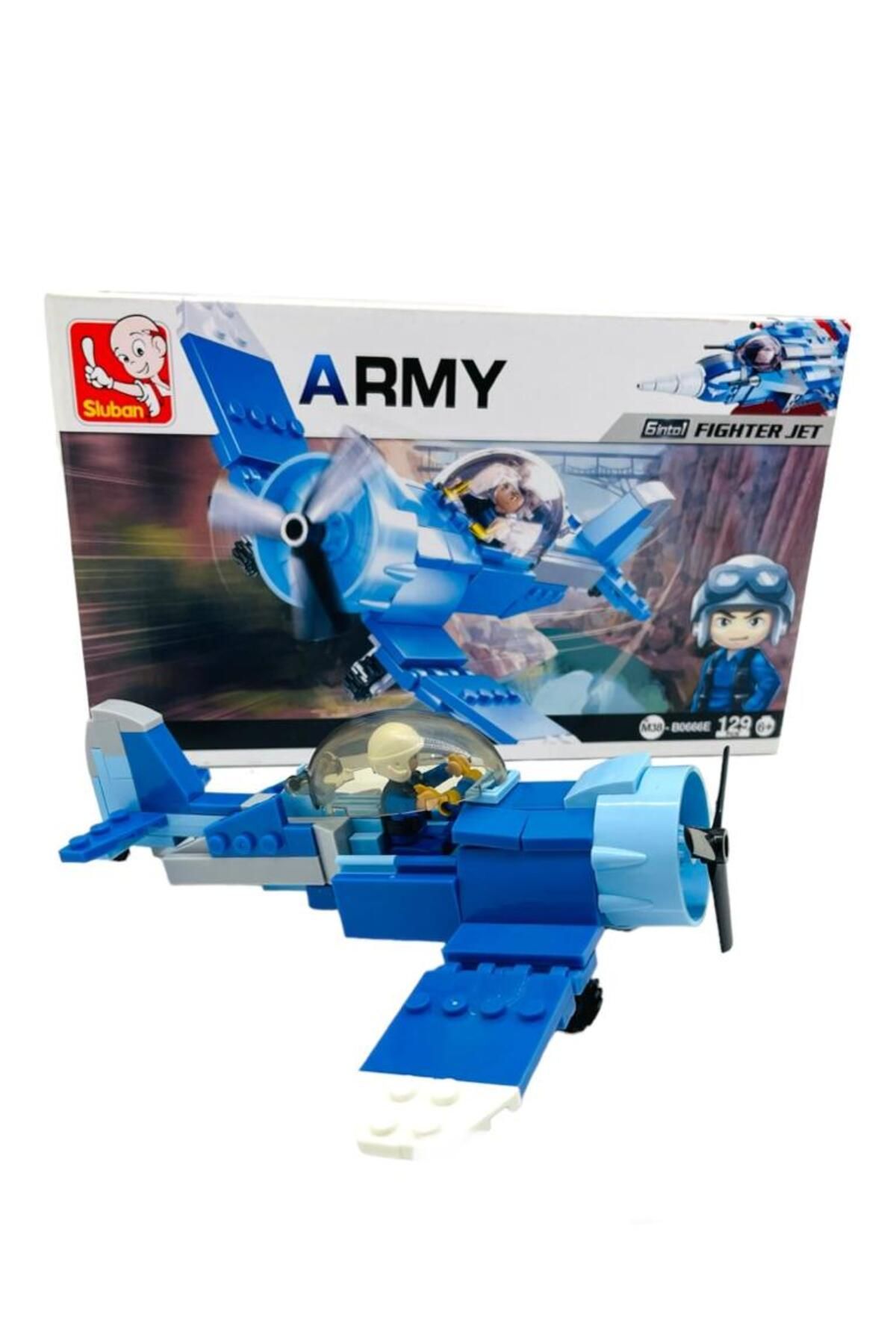 Summan Lego Toy Airplane Army Fighter Jet 126 Pieces Trendyol