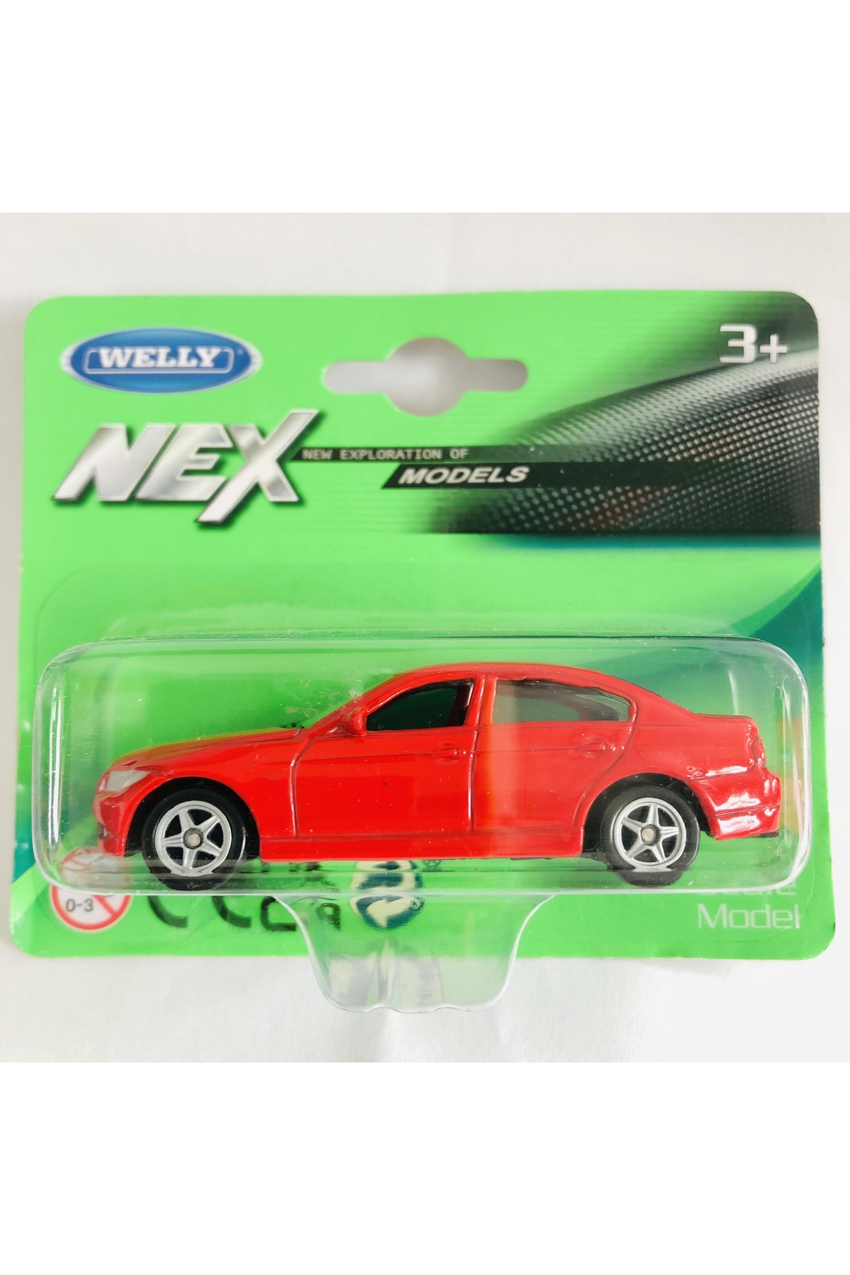 Welly Metal BMW M3 335i Kırmızı 1:64 Ölçek Mini Metal Araba Welly