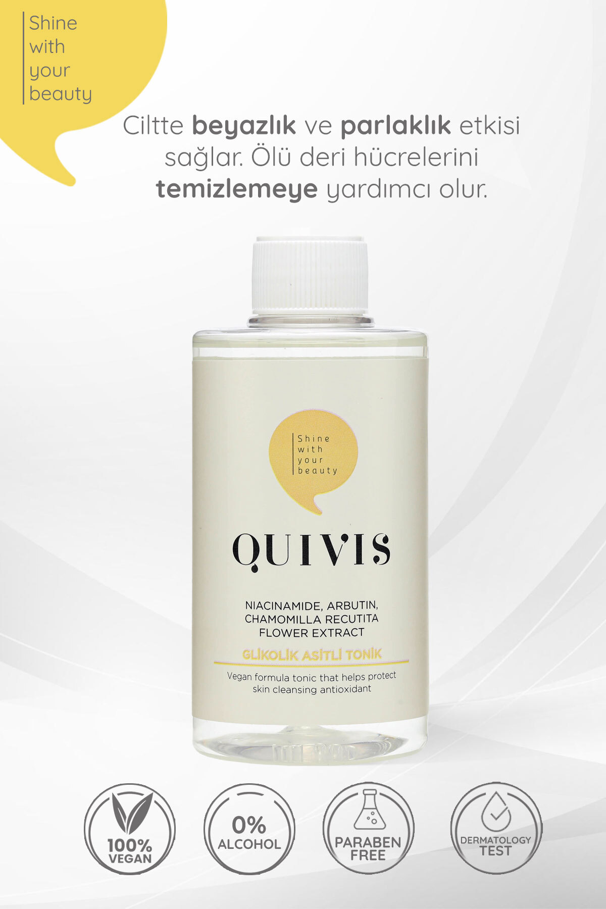 Cilt Tonu Eşitleyici Canlandırıcı Gözenek Sıkılaştırıcı Bakım Seti — Set-QS0001-QS0002 — تصویر 4 از 5