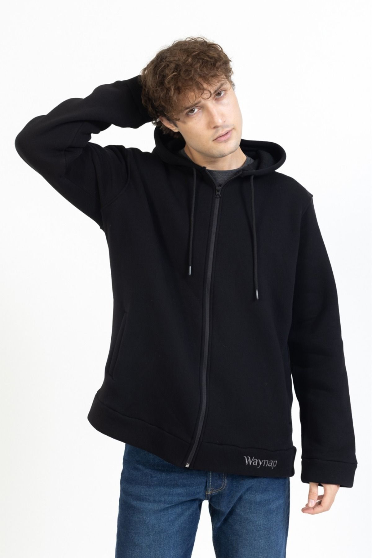 SuFd E Ticaret-3 thread Thick Full Zipper SweatCoat with Rasterized Inside 3