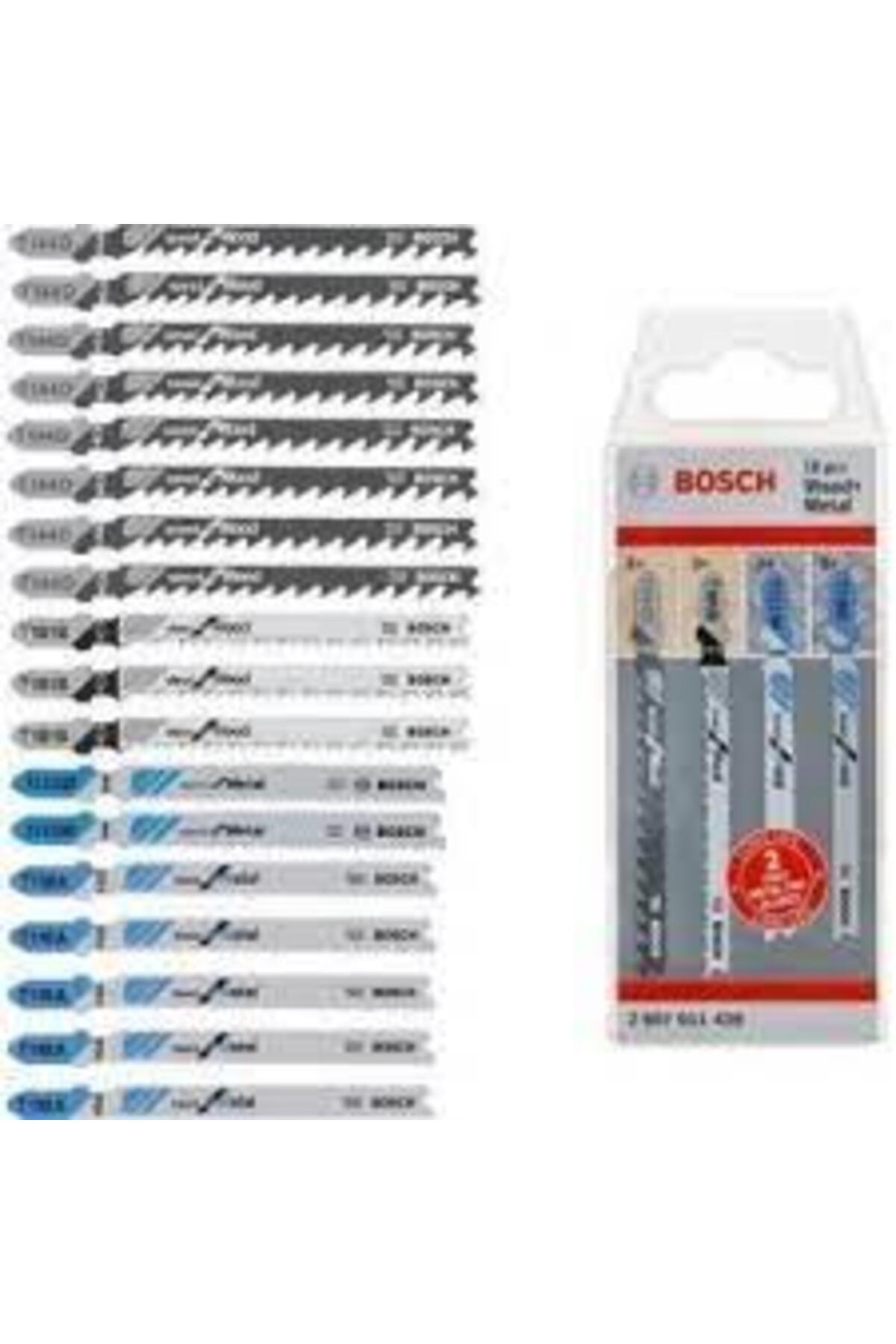 Bosch DEKUPAJ BIÇAĞI - 18 parça Wood + Metal Set
