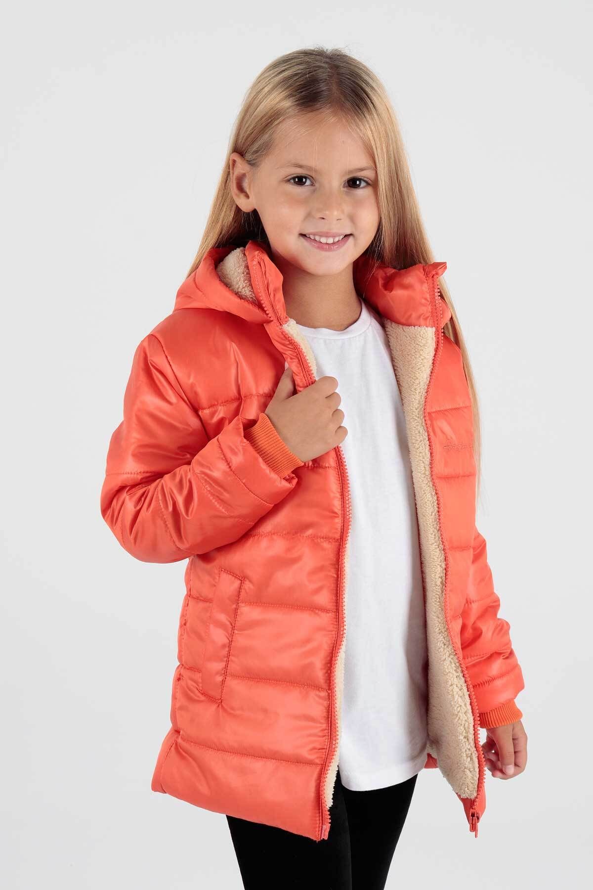 Girls orange outlet coat