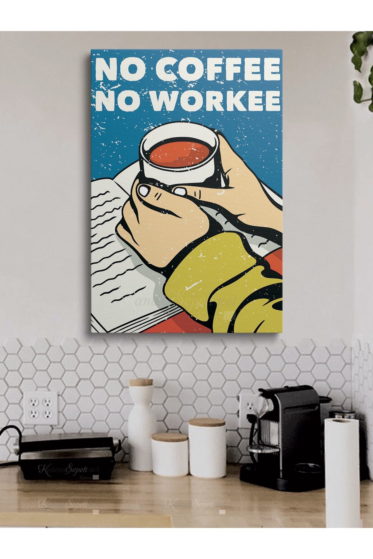 Cafe Caffe Cafeler Kahve Büfe Büfeler Için Abstract Trend Dekoratif Kanvas Canvas Tablo Tablol
