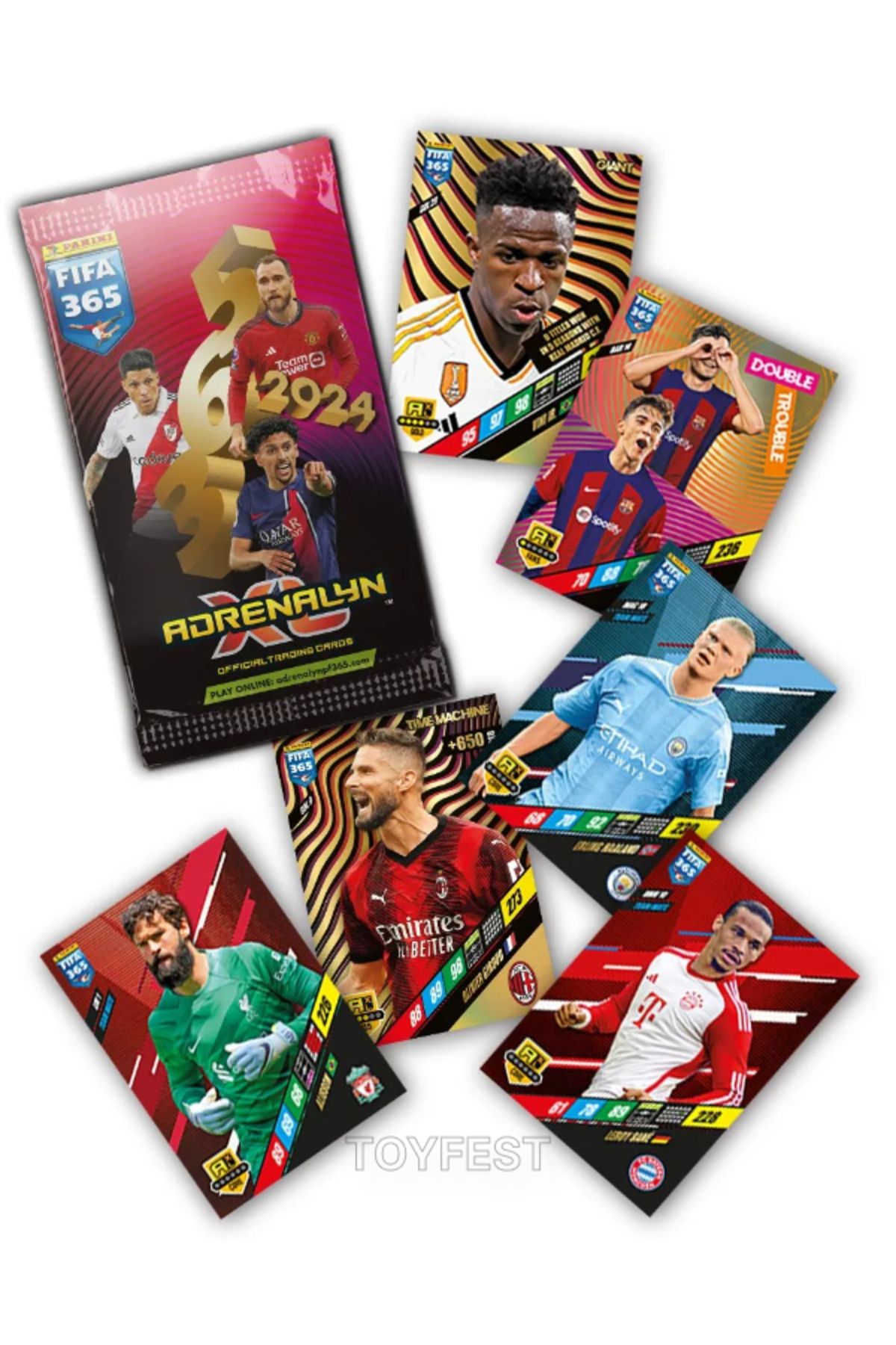 TOYFEST Panini Adrenalyn Fifa 365 - 2024 TCG Mega Starter Pack Football  Player Cards Magazine Album - Trendyol
