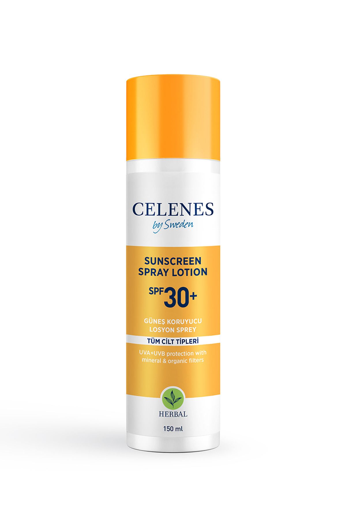 اسپری لوسیون ضد آفتاب Spf+30 150 میلی لیتر Celenes by Sweden