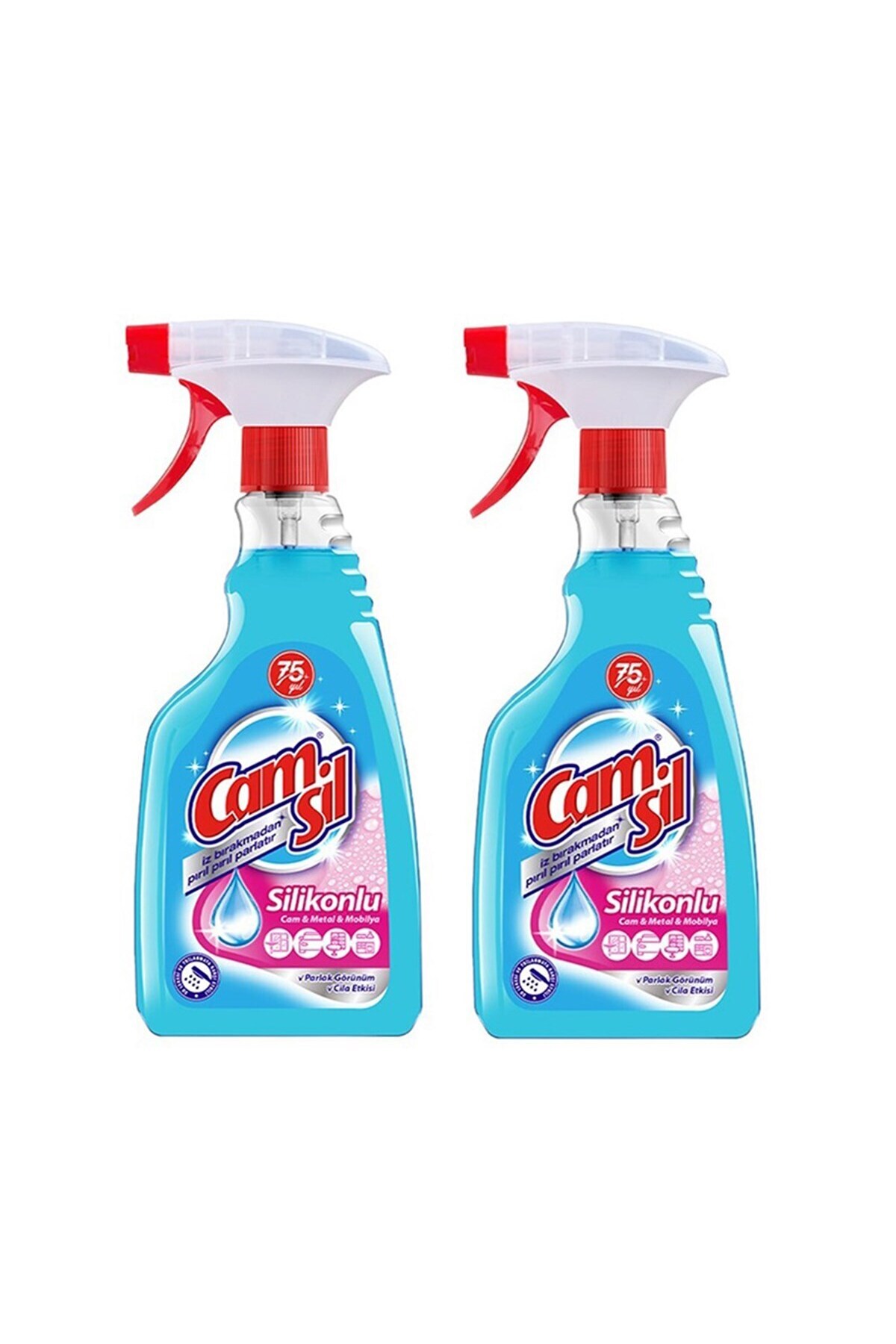 CAMSİL Camsil Sprey Silikonlu 500 ml x 2 Adet