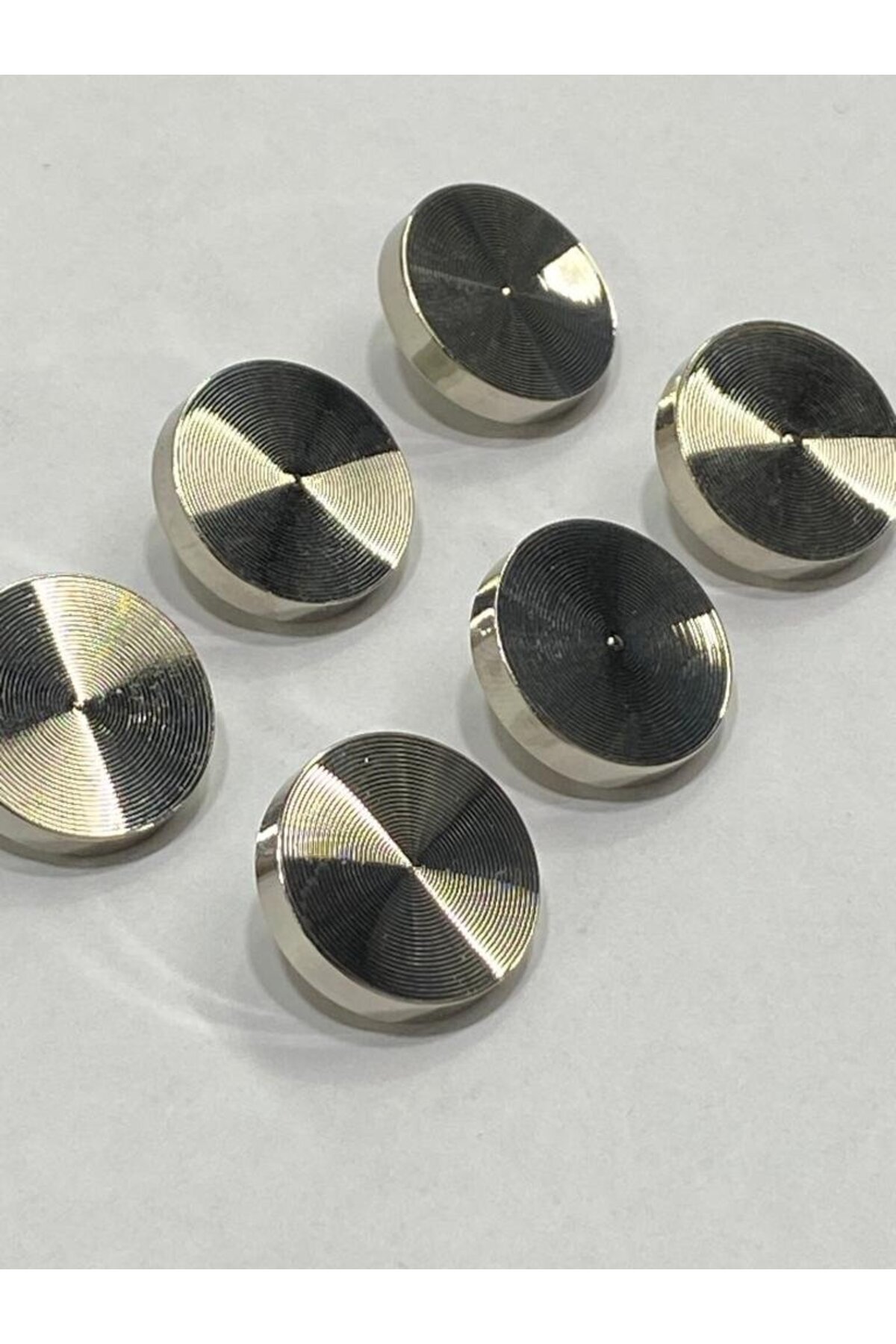 Cardigan And Vest Button Hypnosis Model Special Coating Set of 6 Silver 1.8 CM