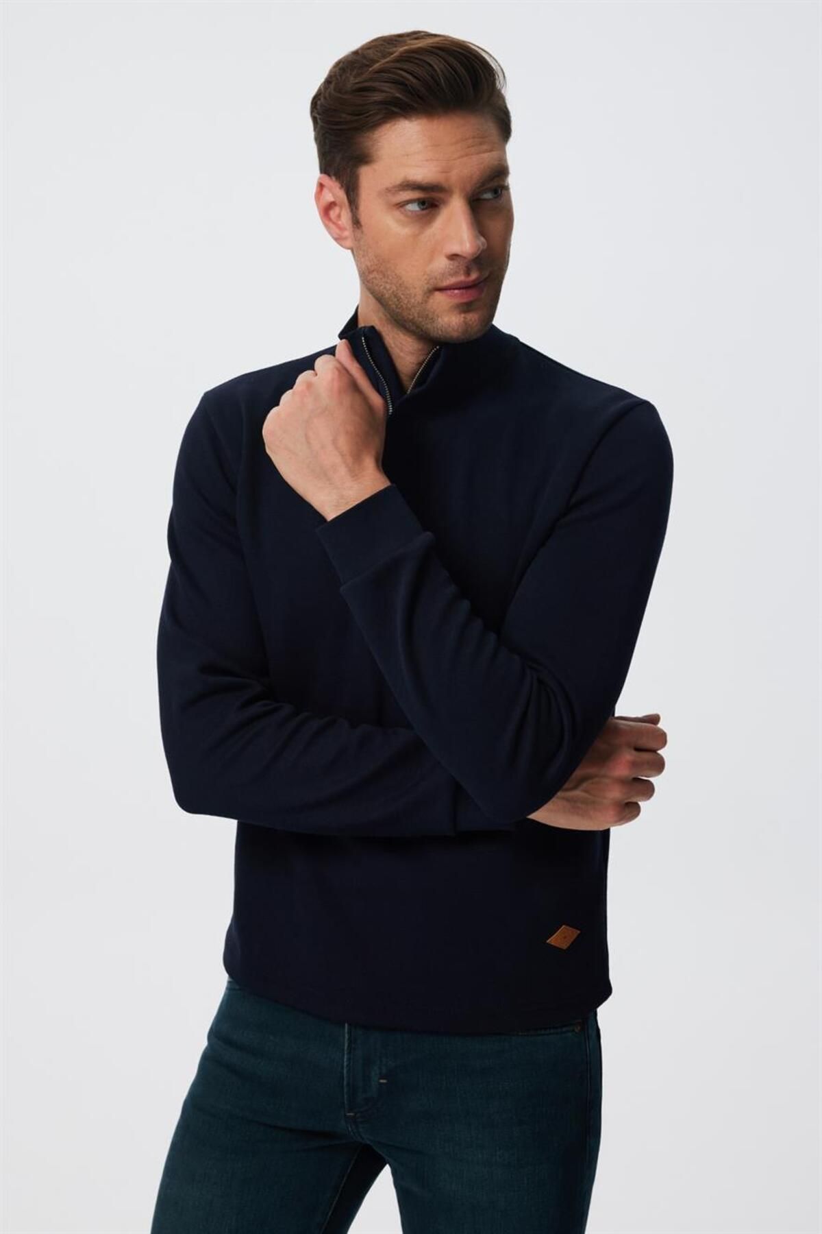 سویشرت مردانه فاریس آبی سرمه ای Lee Cooper