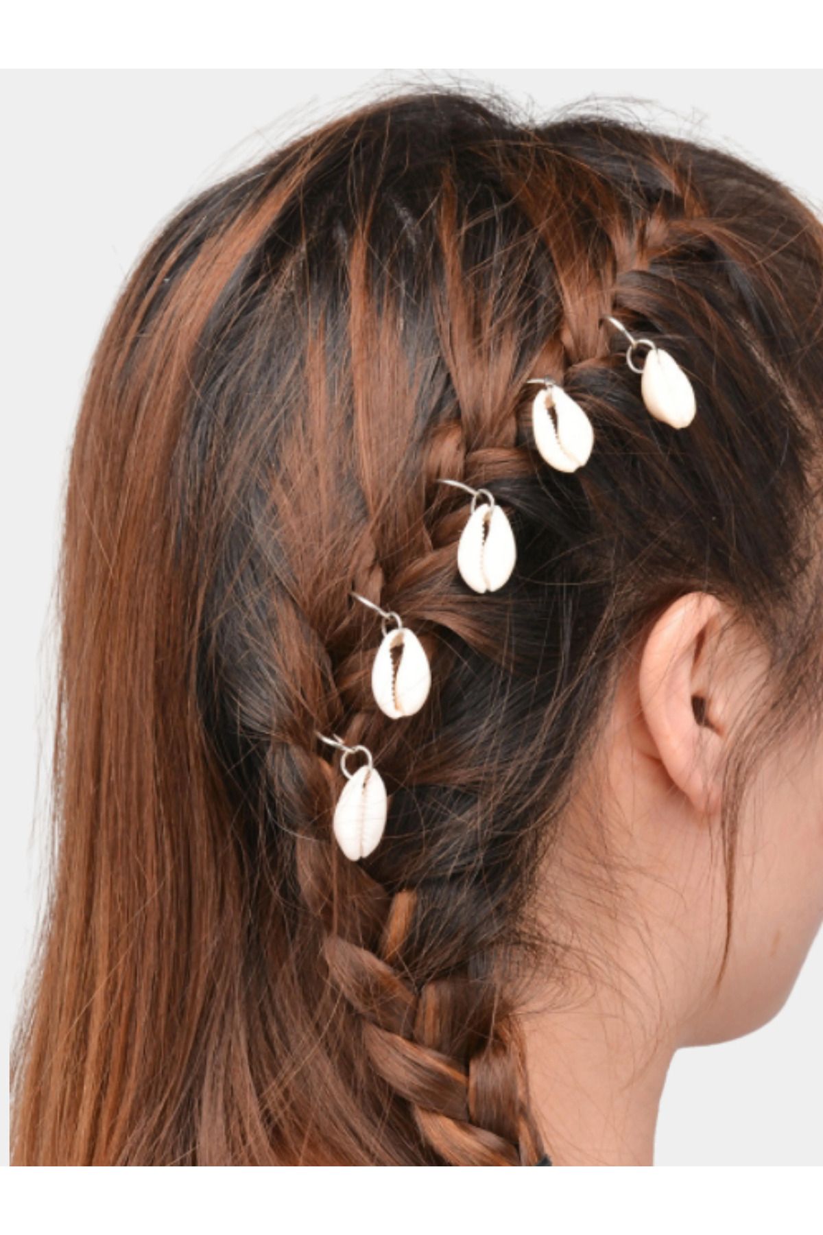 c nar bahcesi Gold Seashell Hair Earring Hair Ring Trendyol