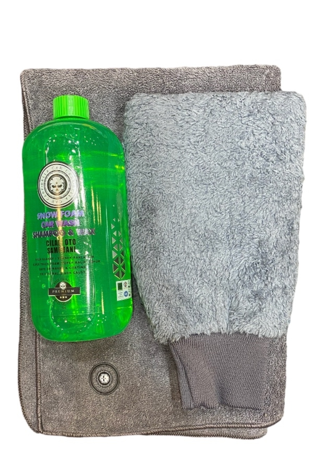 BELLA CAR CARE Oto Yıkama Ve Kurutma Mikrofiber Bez Oto Şampuanı Cilalı