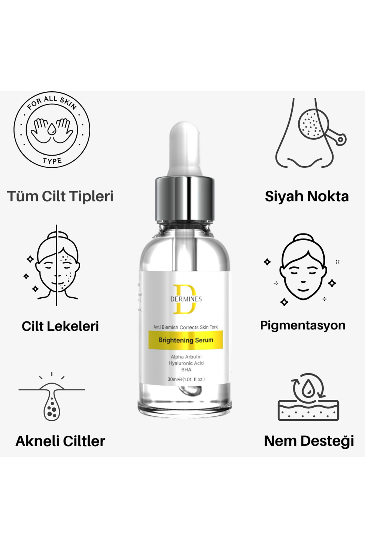 سرم پوست   Dermines | DRMNSST107 اورجینال - تصویر 8