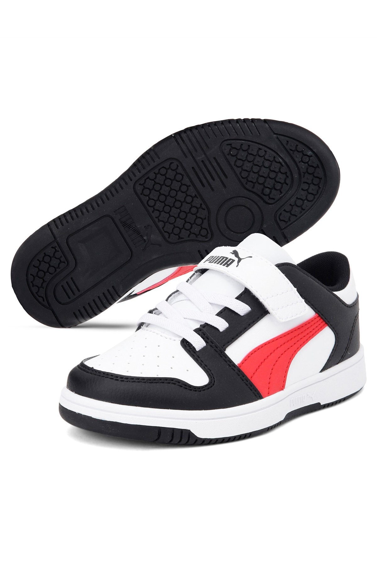 Rebound Layup Lo SL V Kids Sports Shoes 37049207 Puma پوما اورجینال - تصویر 3