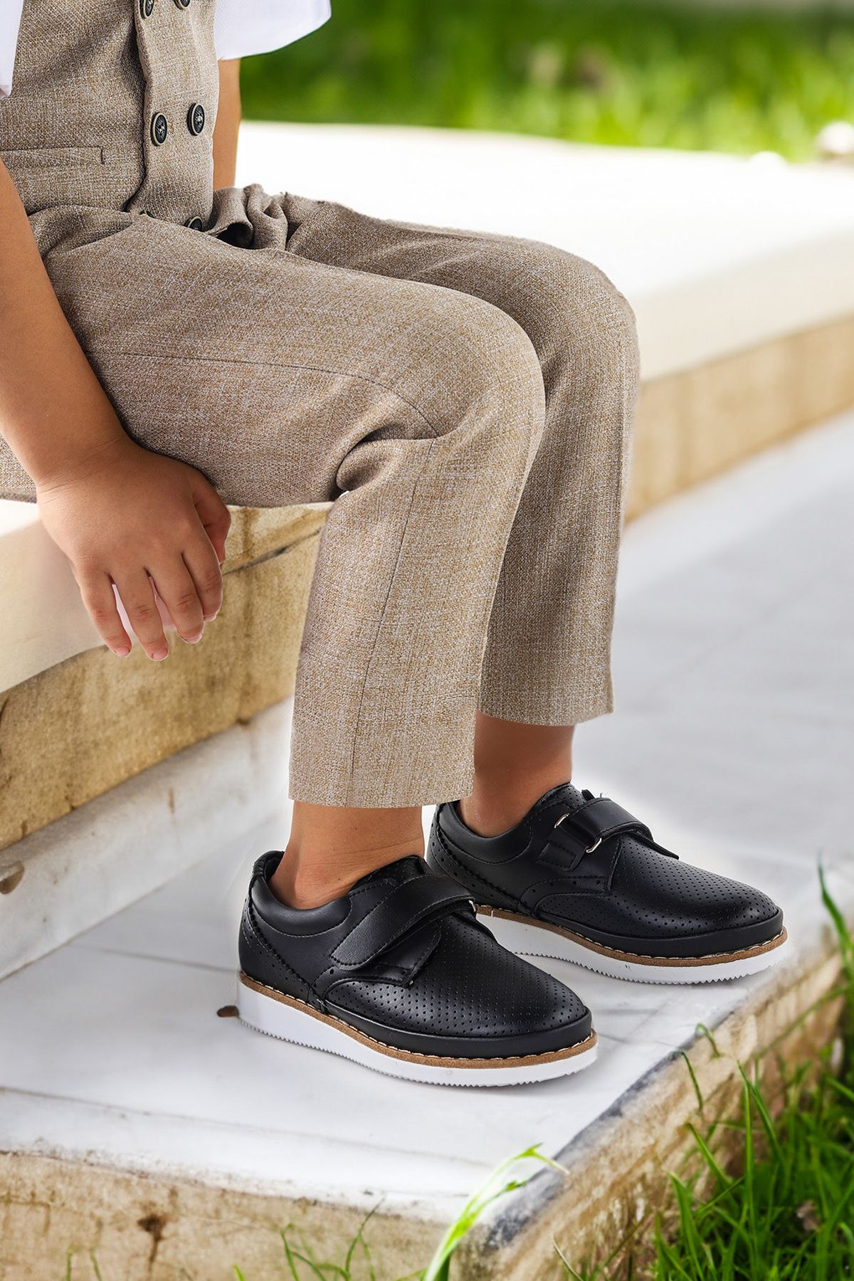 kids velcro boys school circumcision shoes 100 skin