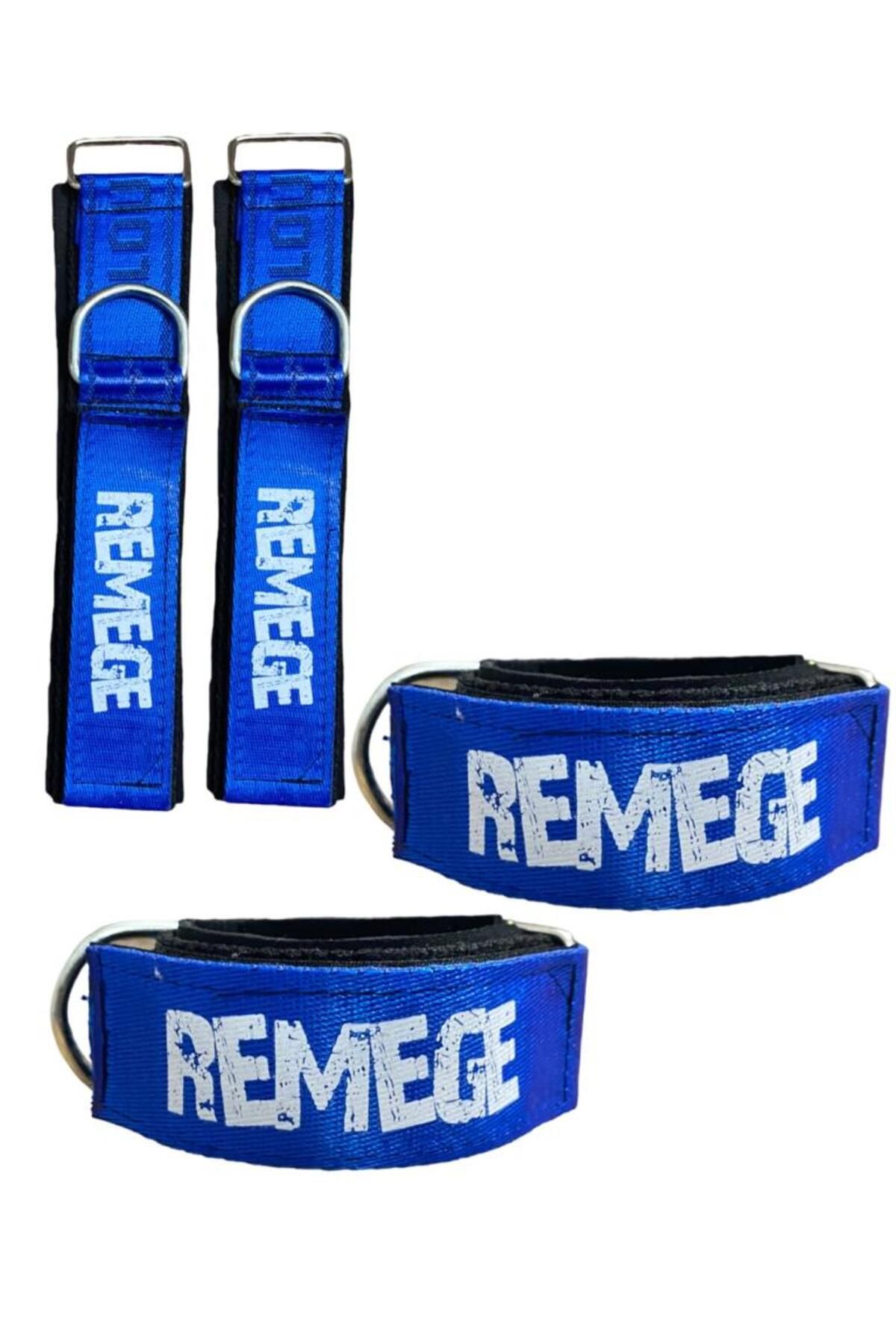 تجهیزات تمرینی آبی نوار مچ پا بند D Ring دستگاه کشش مقاومت در برابر تنظیم تایر 2 قطعه REMEGE