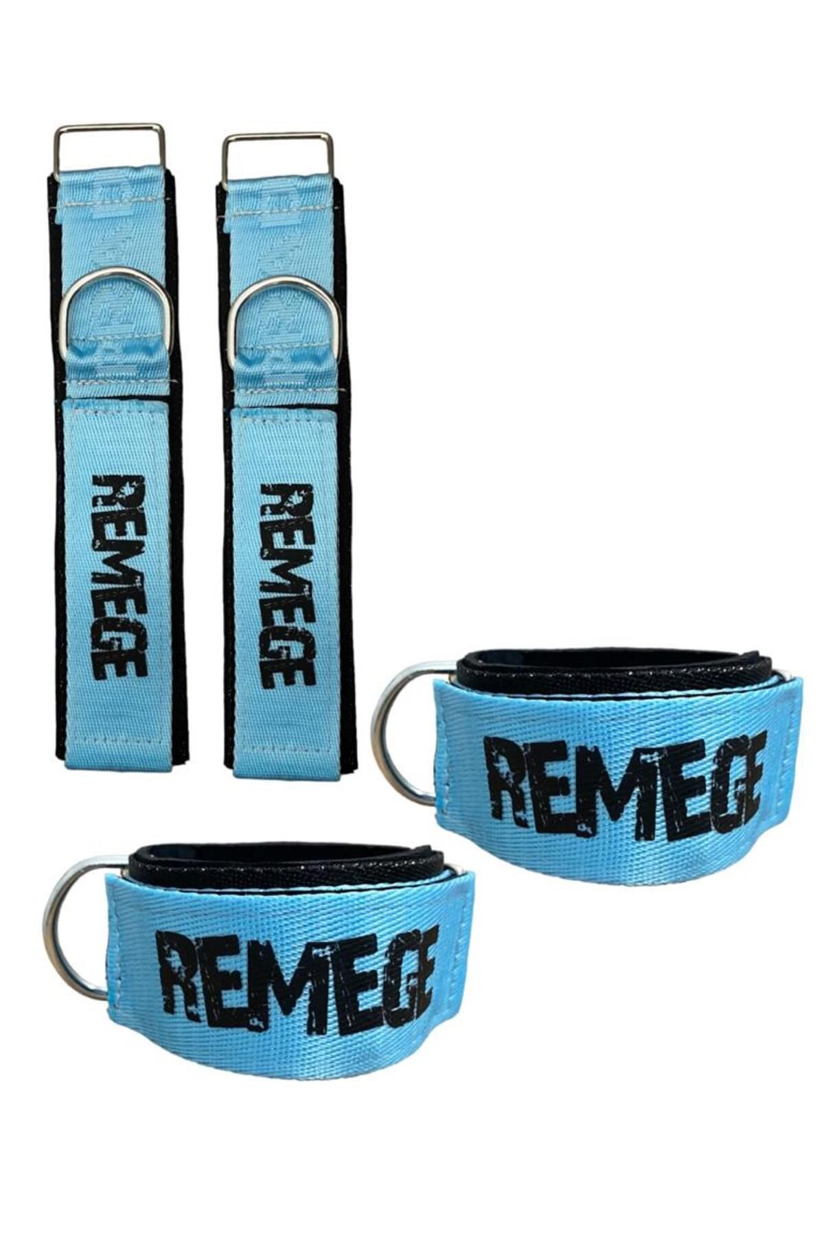 تجهیزات تمرینی آبی نوار مچ پا بند D Ring دستگاه کشش مقاومت در برابر تنظیم تایر 2 قطعه REMEGE