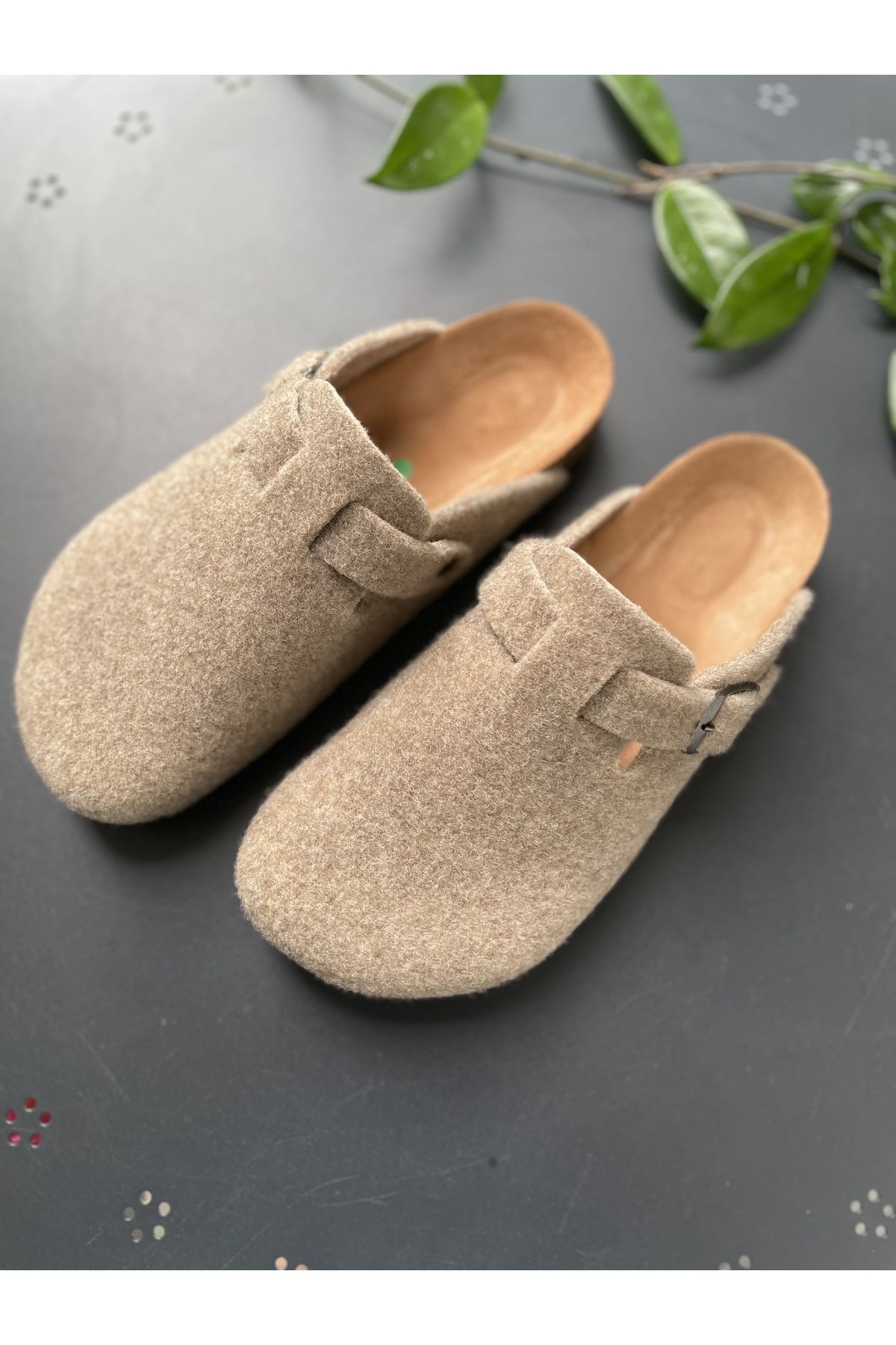 Wool new arrivals cork slippers