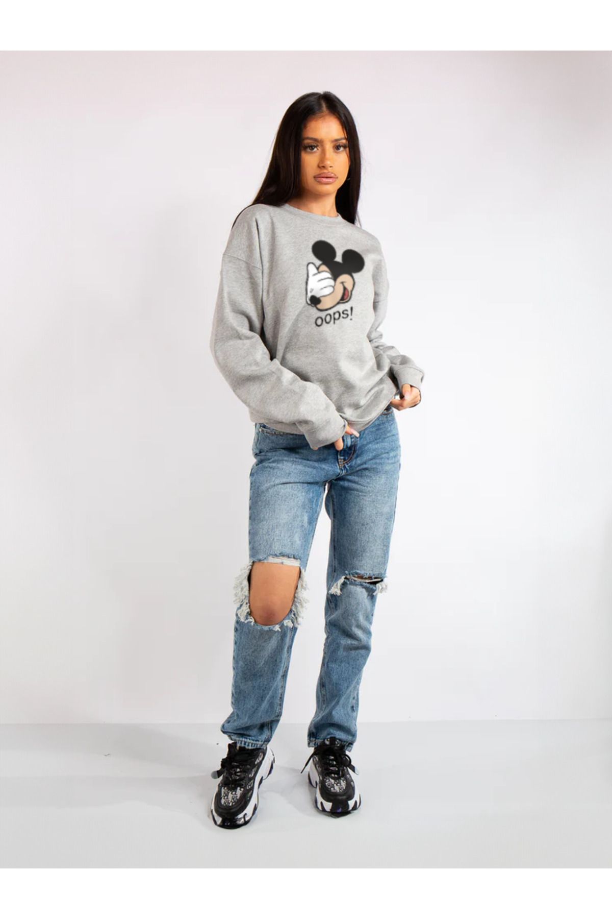 Womens mickey new arrivals mouse sweatshirt