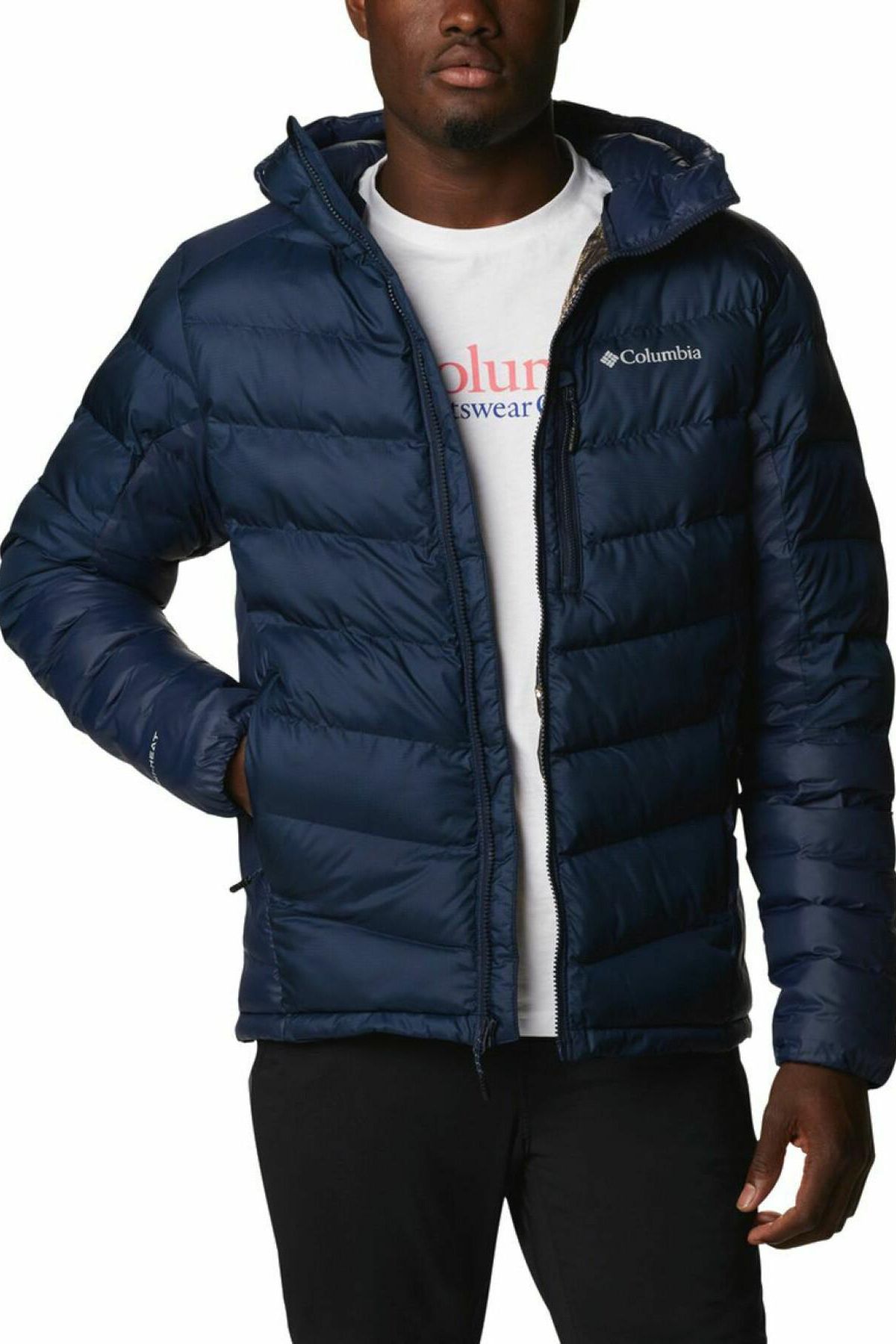 Blue columbia coat top