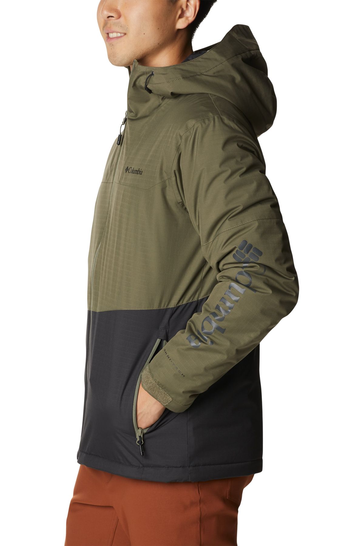Columbia Winter Jacket Gray Basic Trendyol