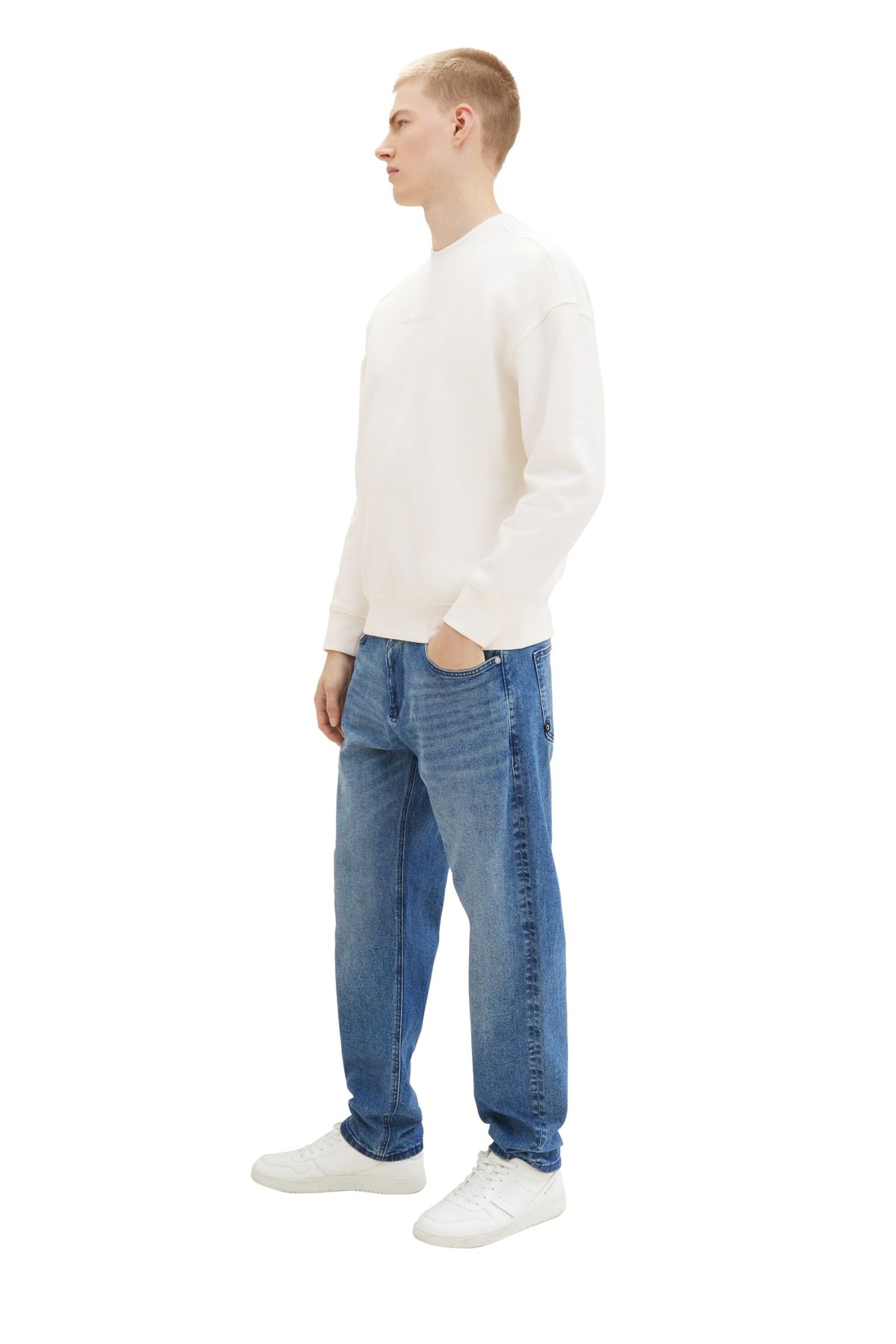 Tom Tailor Denim-Džínsy Pánska použitá Mid Stone Blue Denim 6