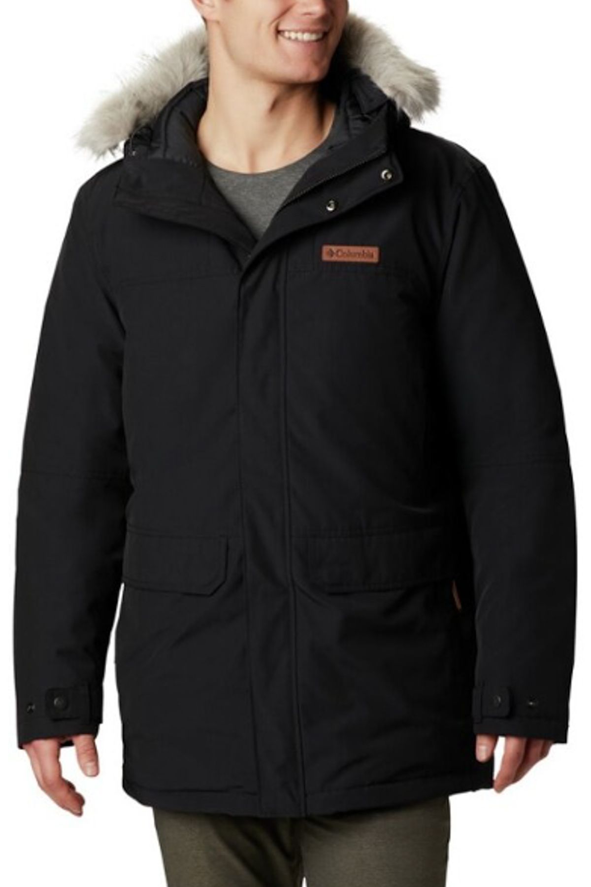 Columbia jacket with fur top