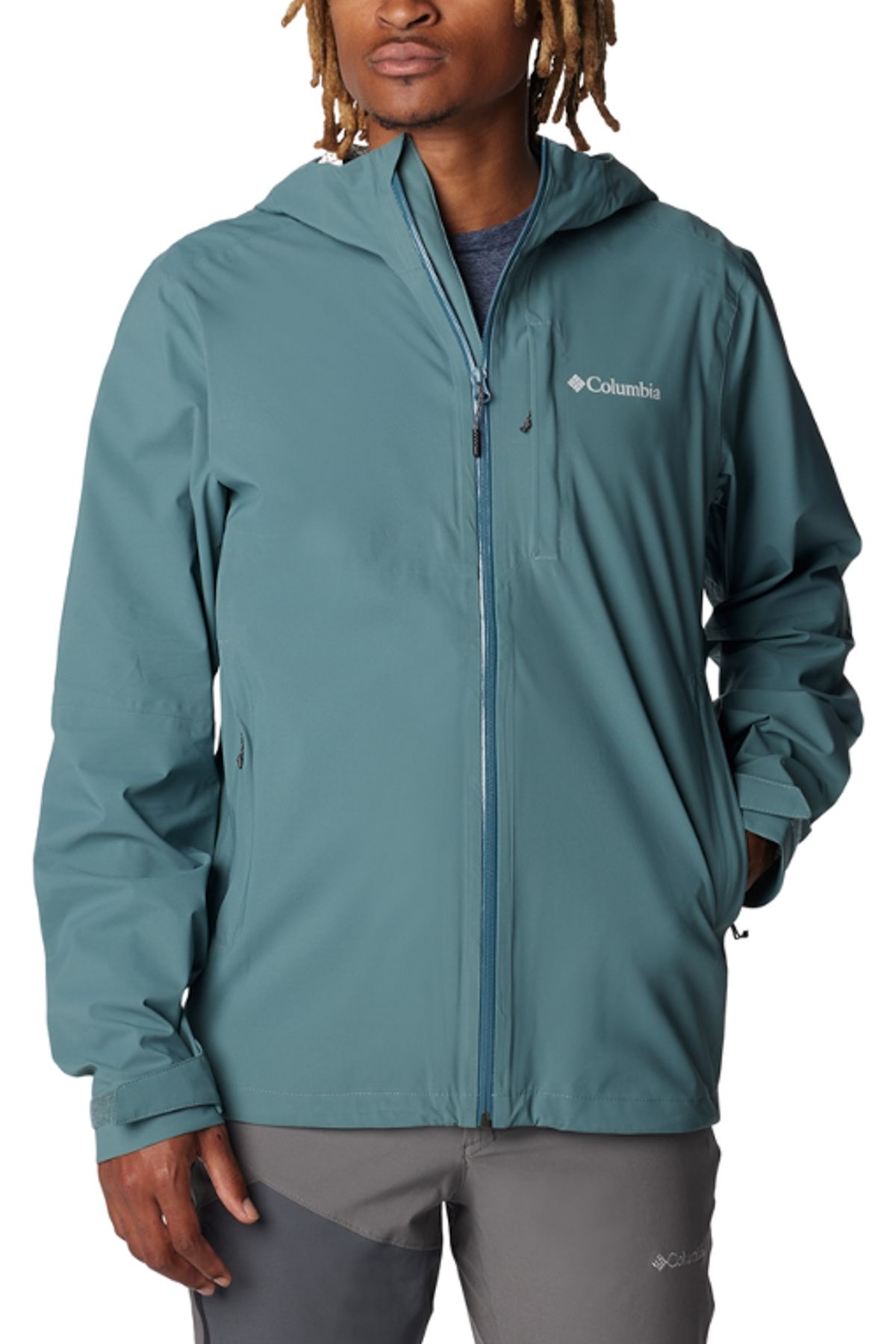 Columbia hotsell grey windbreaker