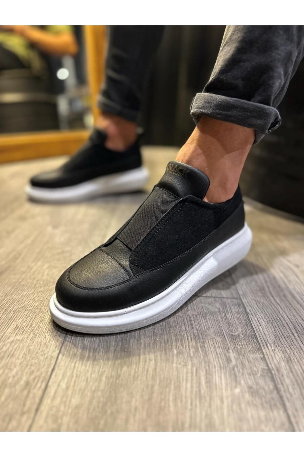 Laceless mens sneakers clearance