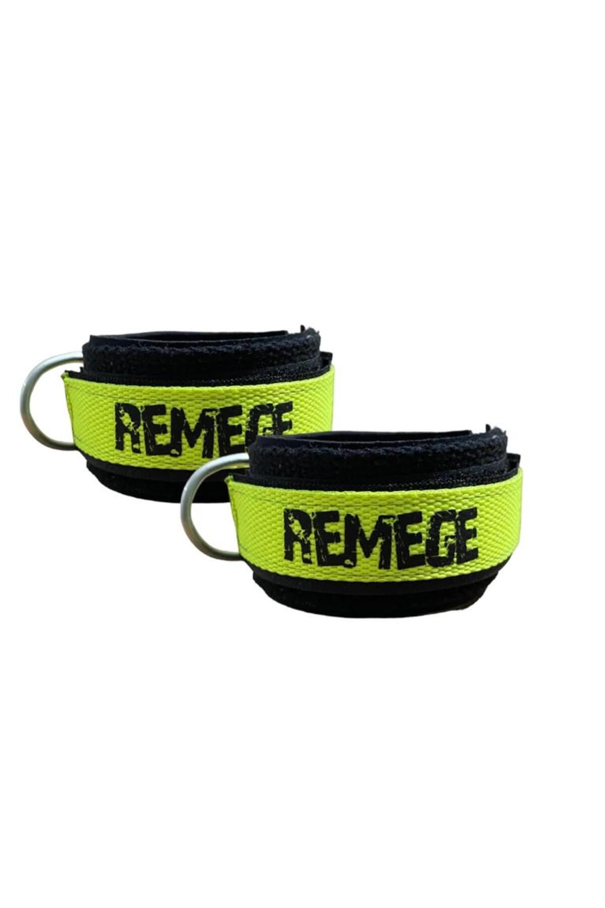 تجهیزات تمرینی سبز نوار مچ پا بند D Ring دستگاه کشش مقاومت در برابر تنظیم تایر 2 قطعه REMEGE