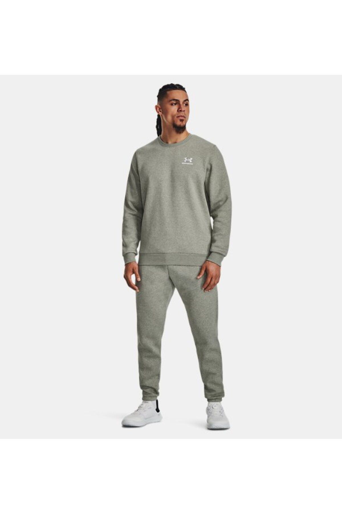 شلوار گرمکن ورزشی خاکستری مردانه خدمات پشم گوسفند ضروری UA شش 1373882 505 Under Armour