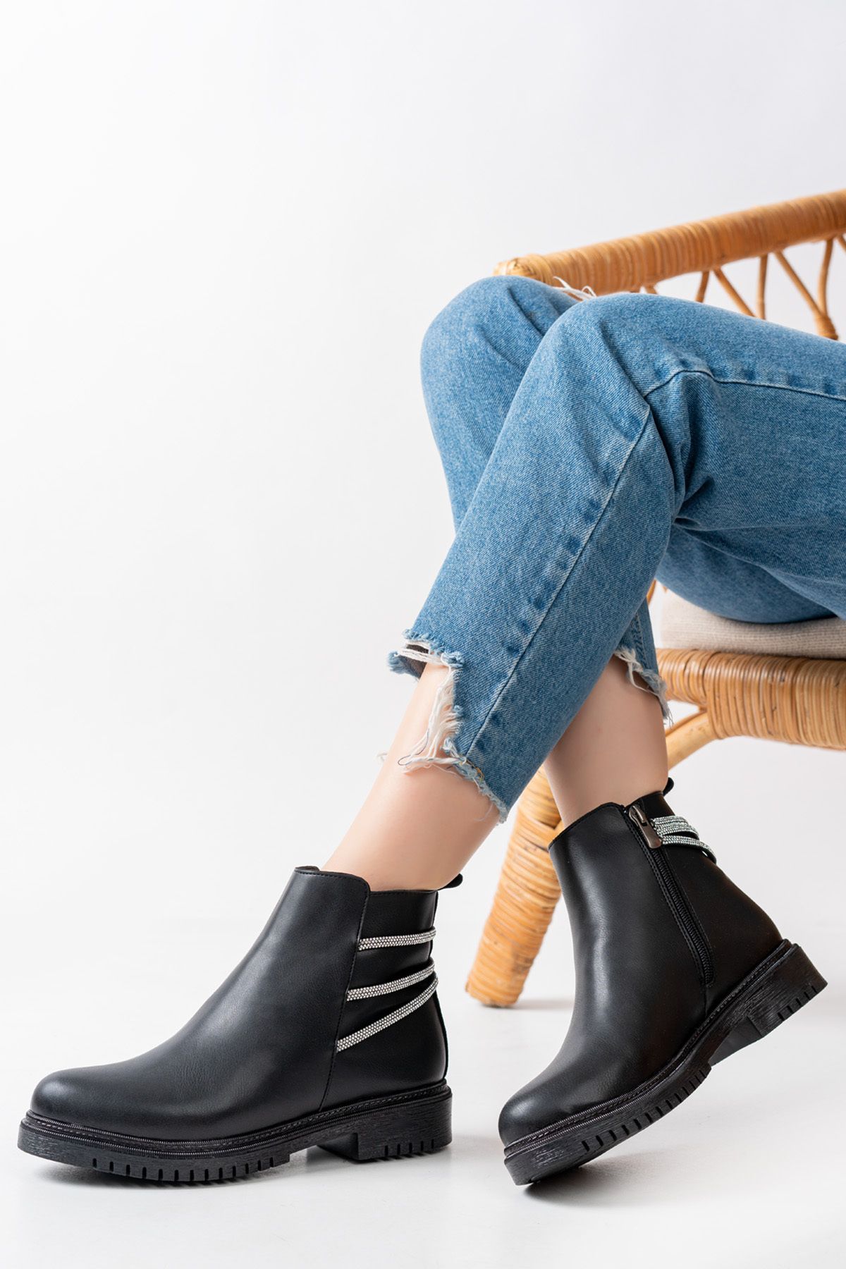 Serina studded ankle boots on sale
